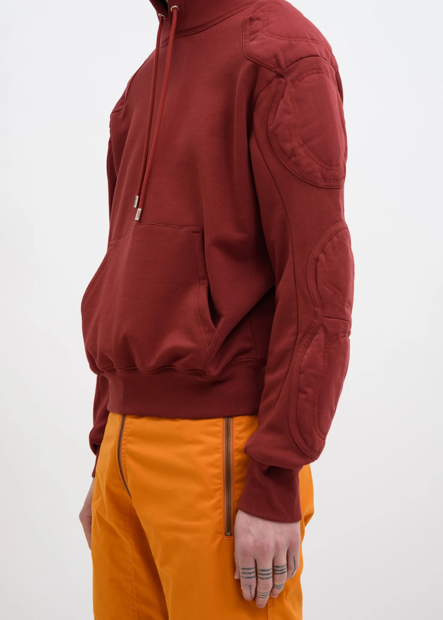 Red Renwhar Hoodie w/ Patches - Image 3