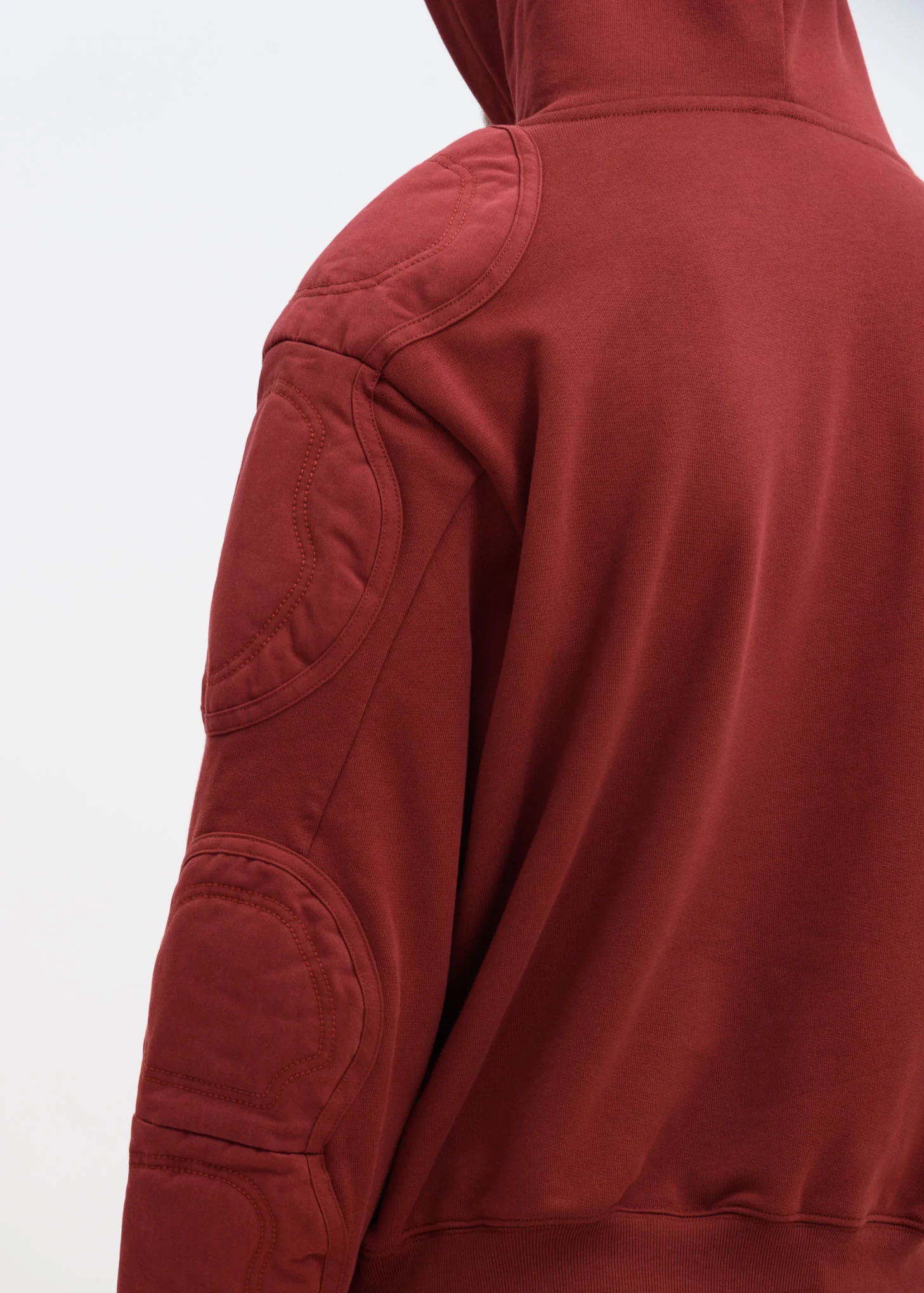 Red Renwhar Hoodie w/ Patches - Image 5