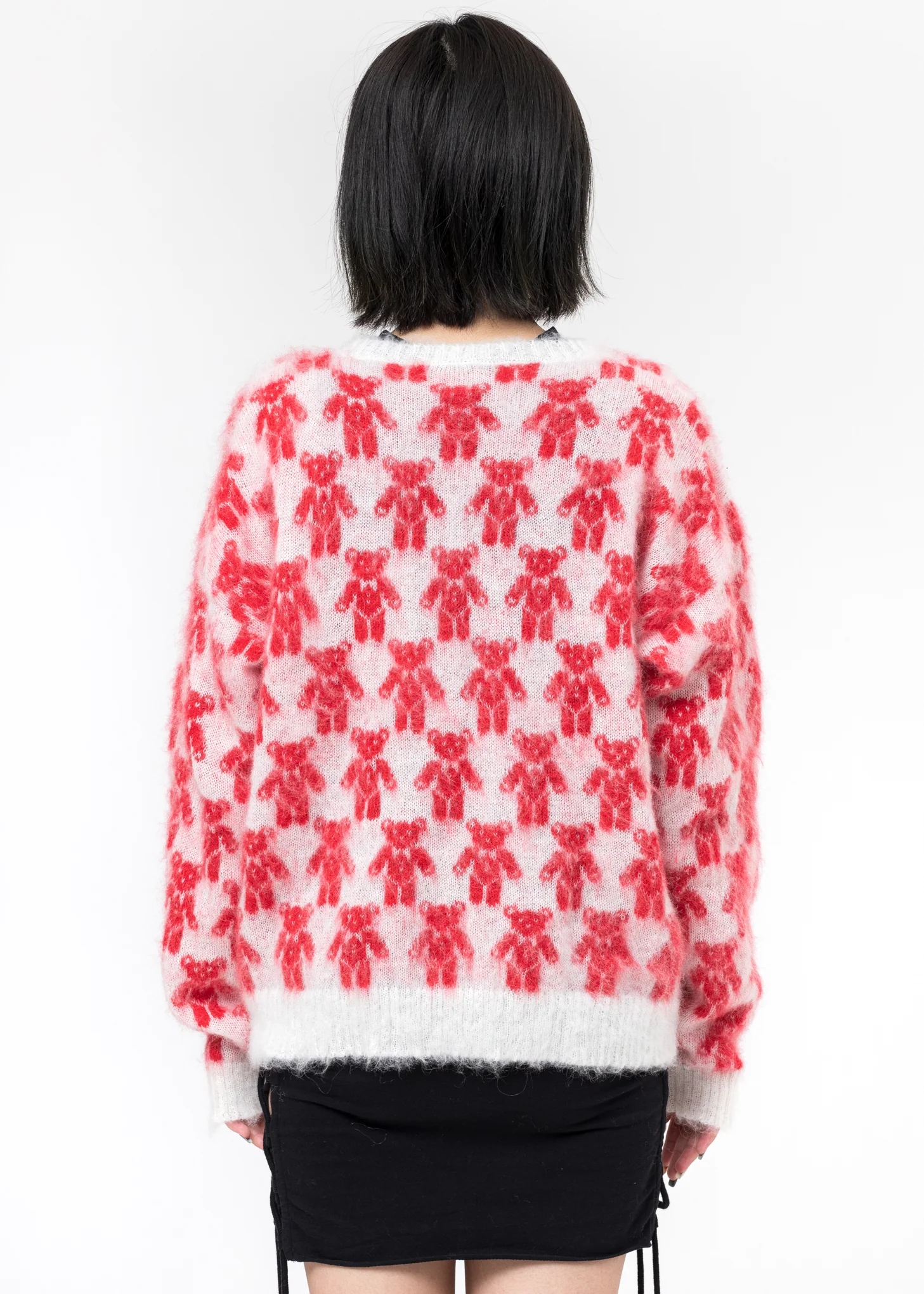 Red Teddies Knit Cardigan - Image 4