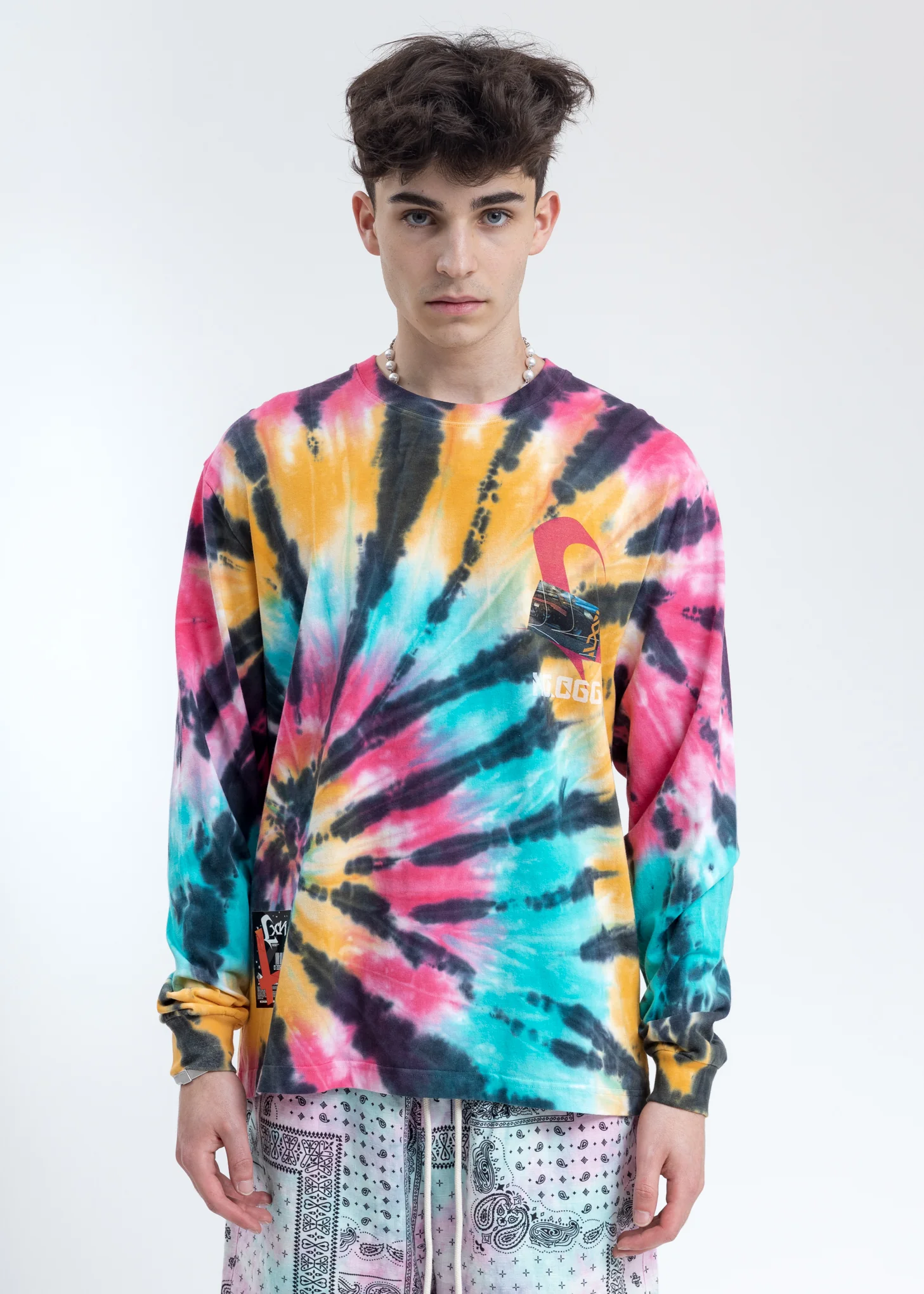 Yellow Tie Dye Long Sleeve