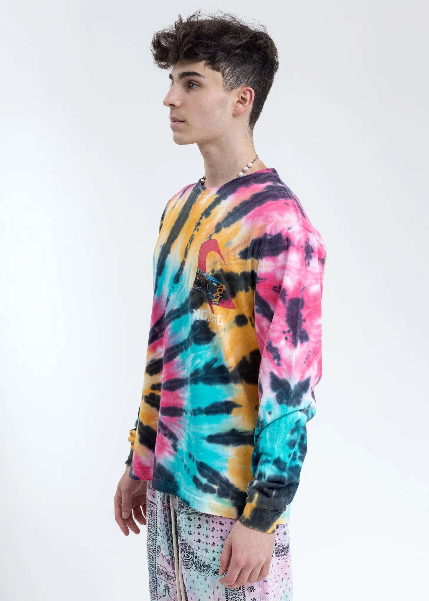 Yellow Tie Dye Long Sleeve - Image 3