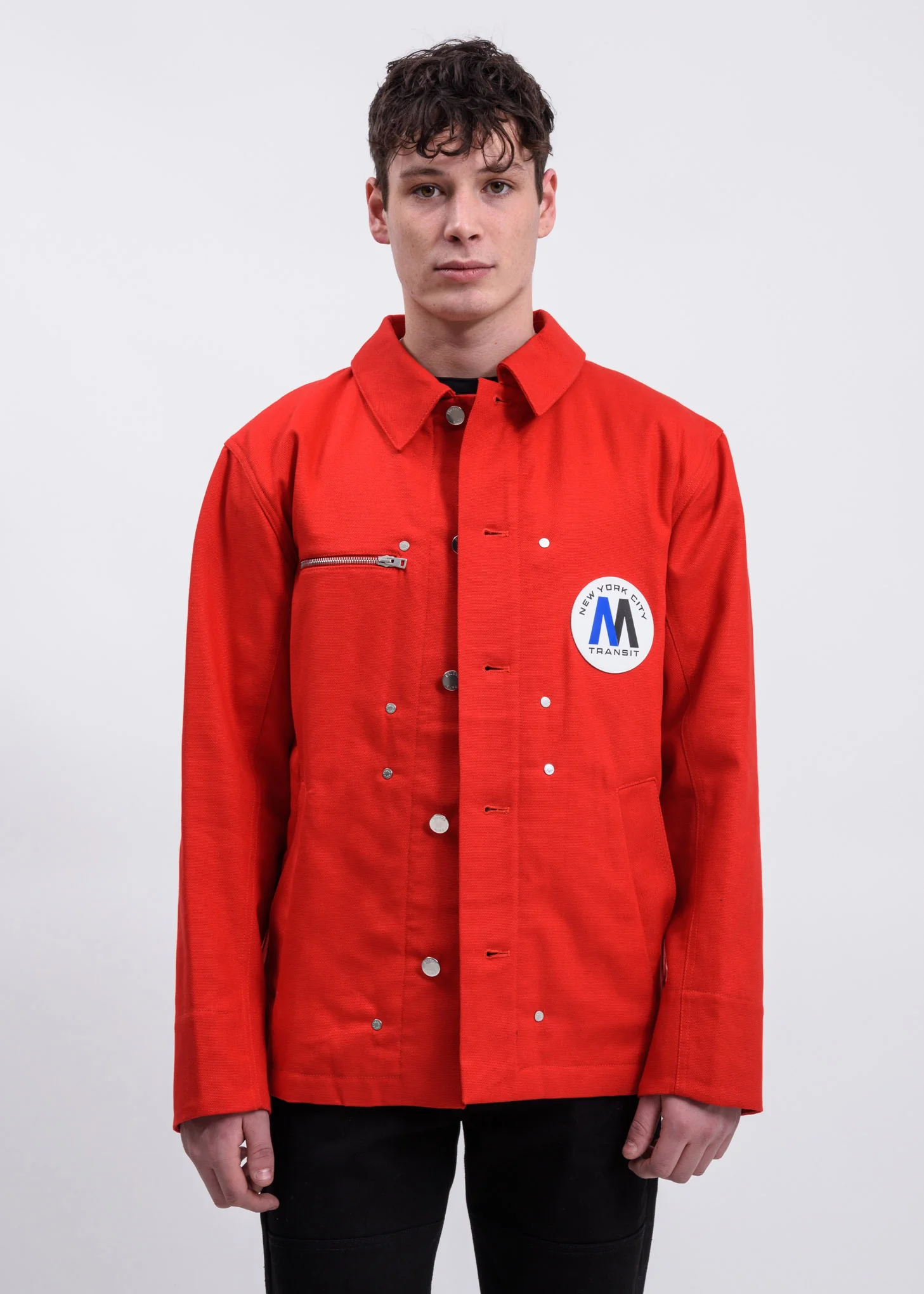 Red Timeline KH x MTA Canvas Jacket
