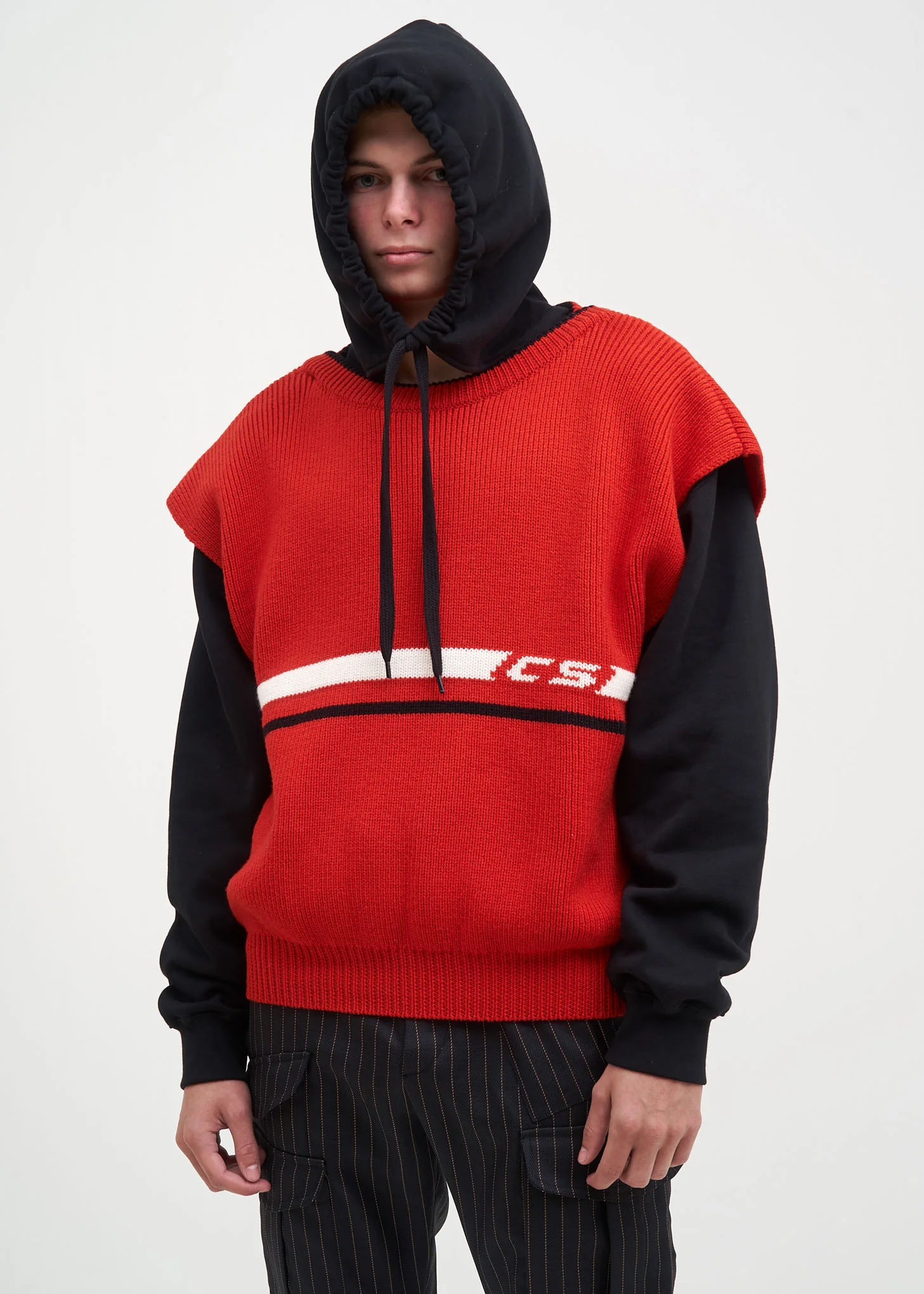 Red Tom Knitted Vest