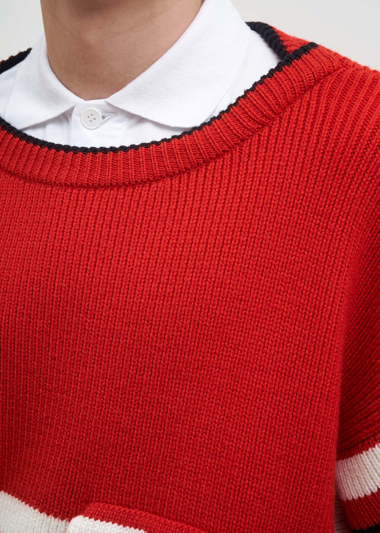 Red Tomek Knit Sweater - Image 5