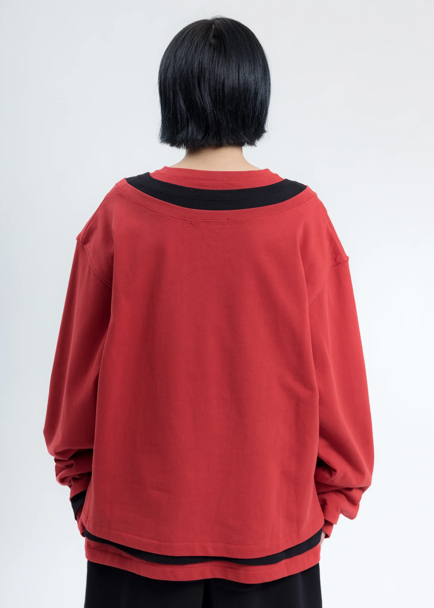 Red Triple Layer Crewneck - Image 4