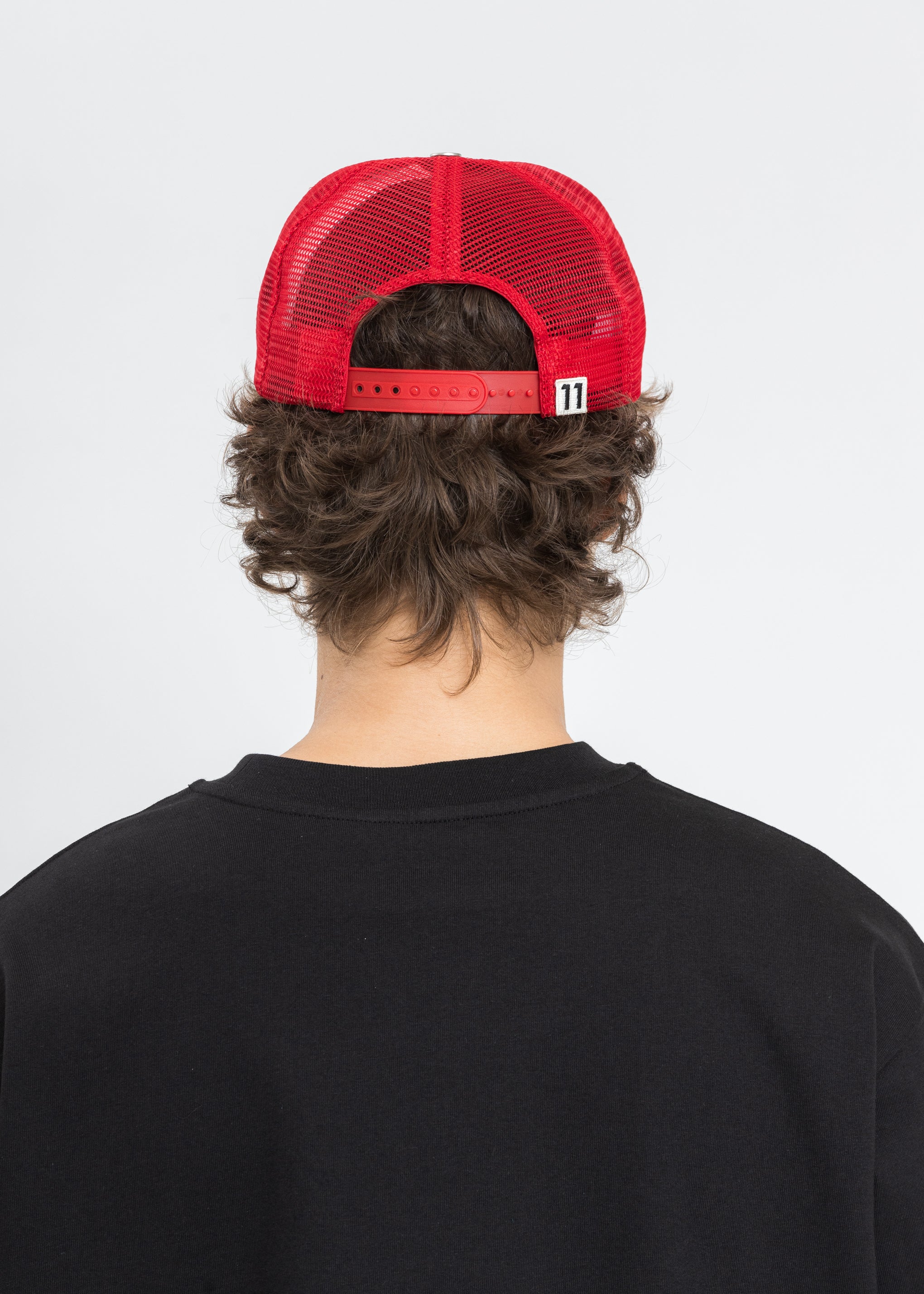 Red Trucker Mesh Cap - Image 2