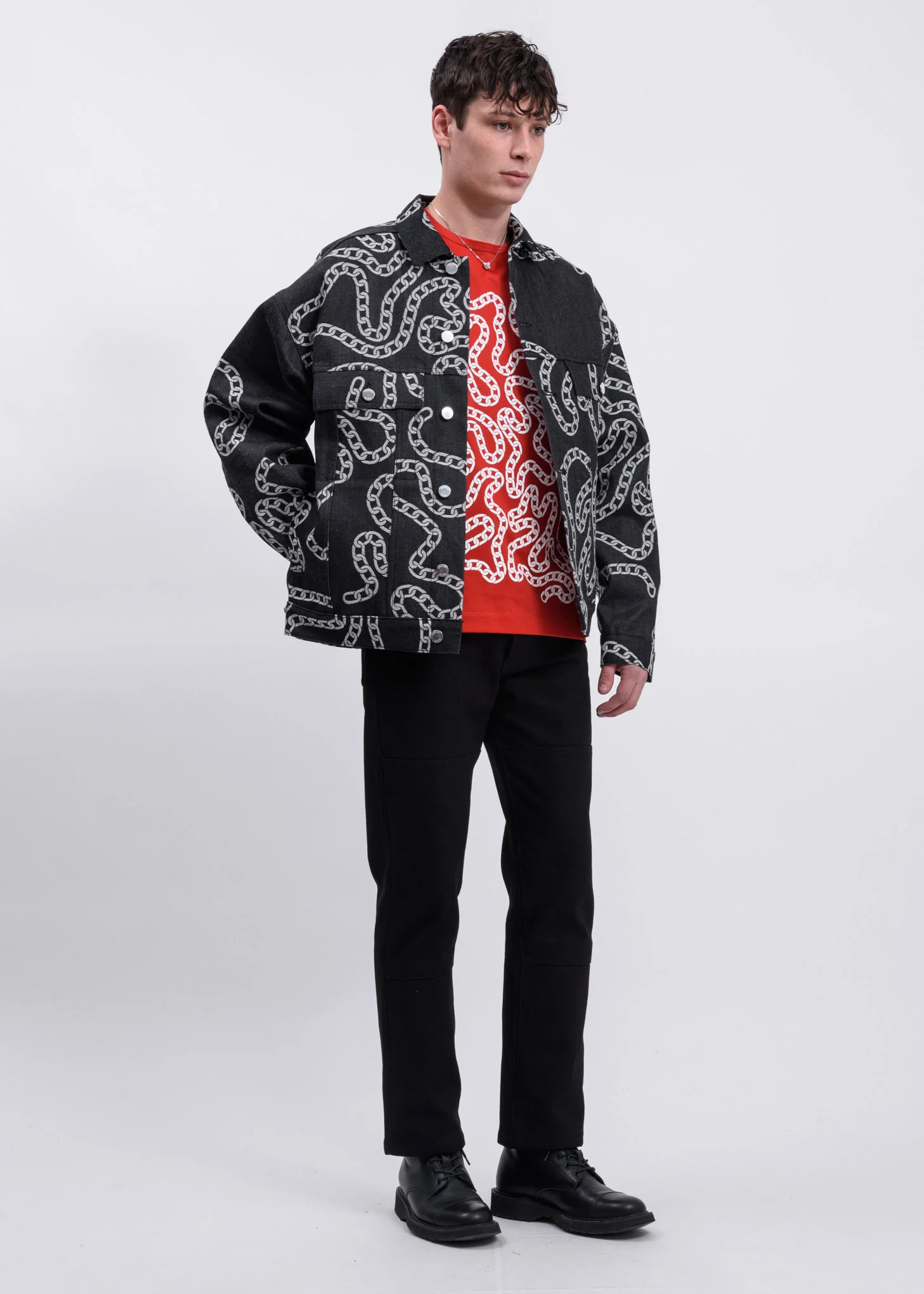 Red Unity Chainz T Shirt - Image 4