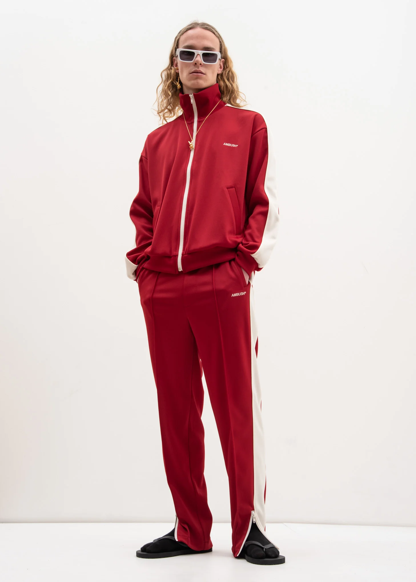 Red Waves Track Top - Image 2