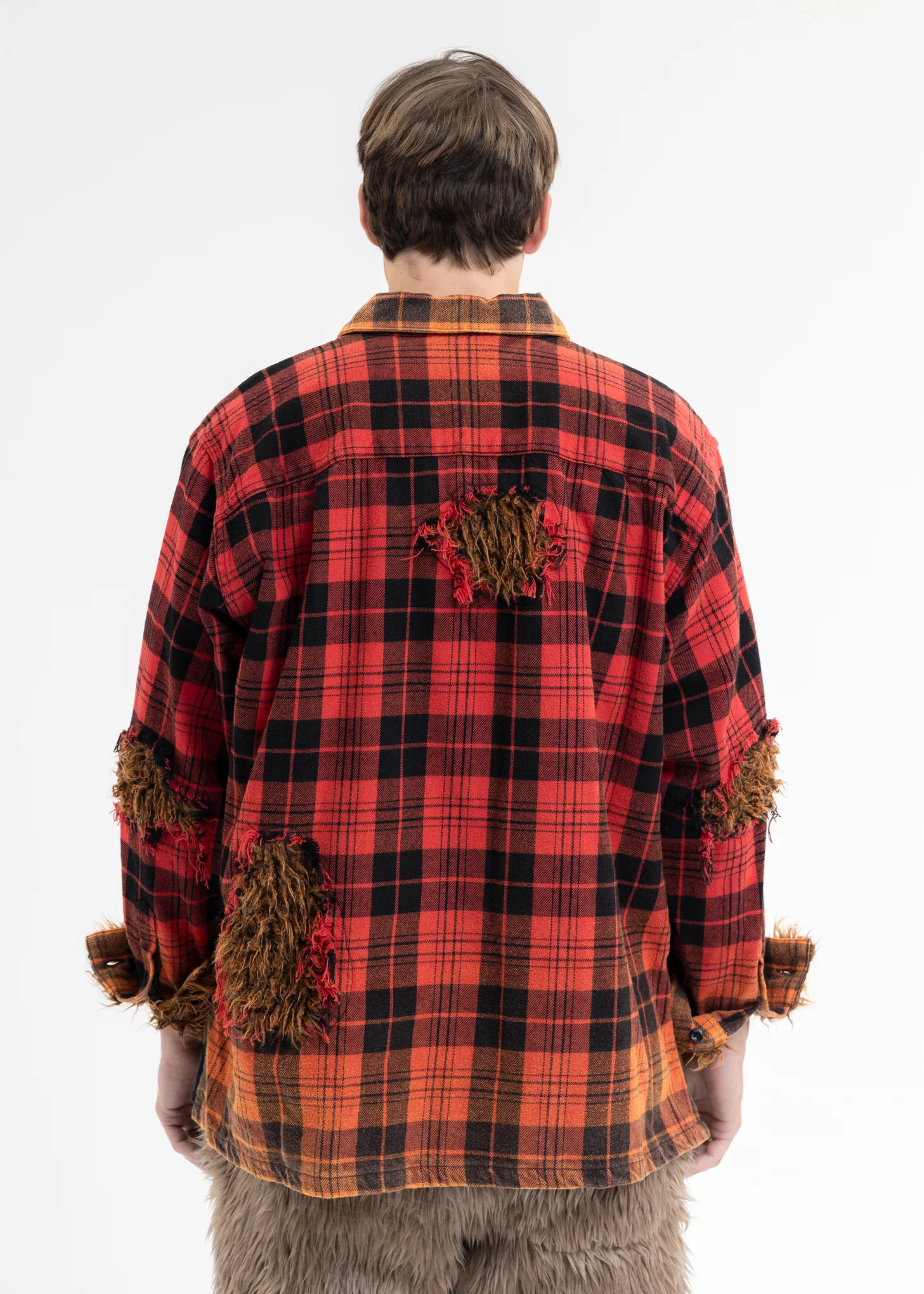 RED WEREWOLF CHECK SHIRT - Image 2