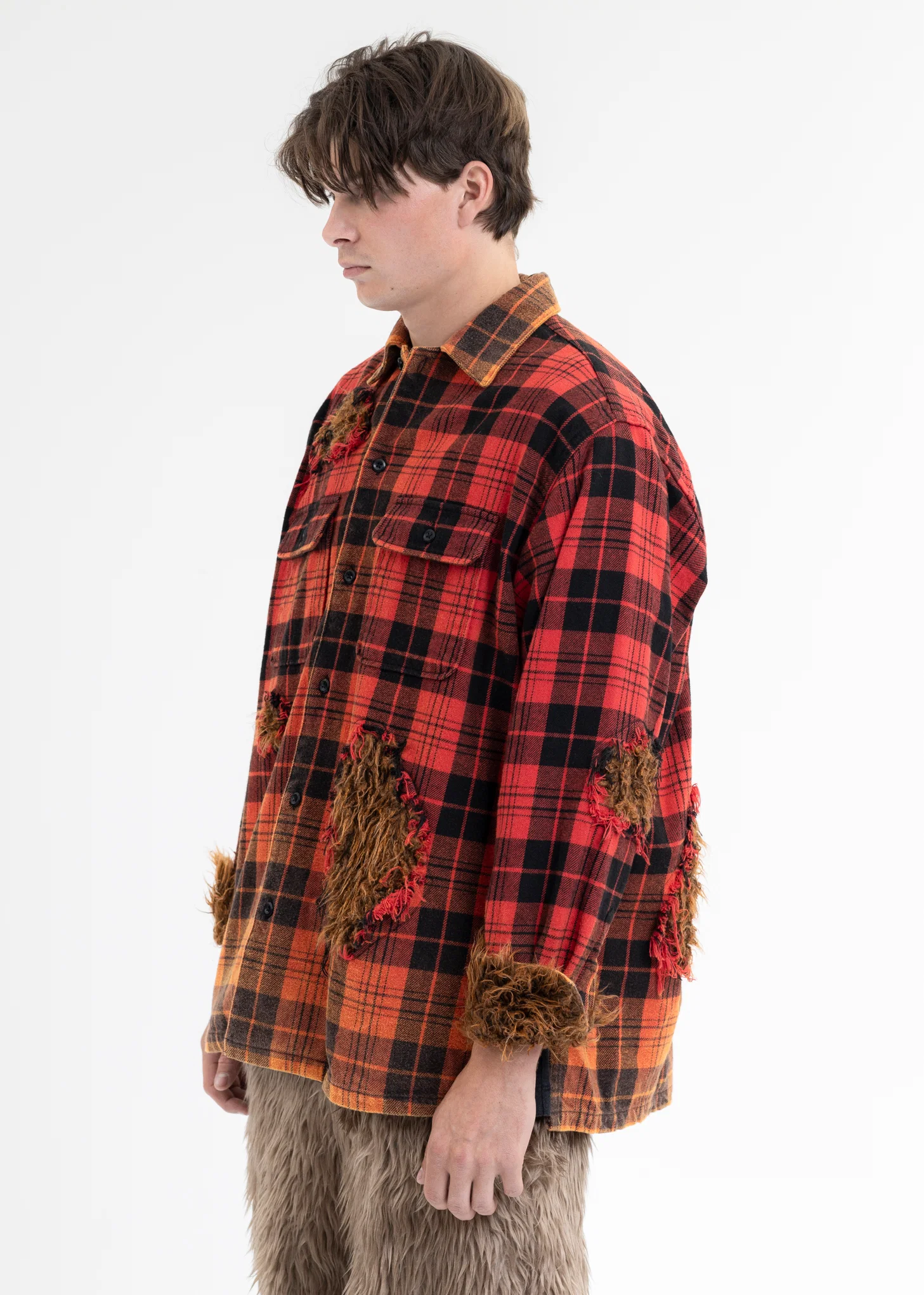 RED WEREWOLF CHECK SHIRT - Image 3