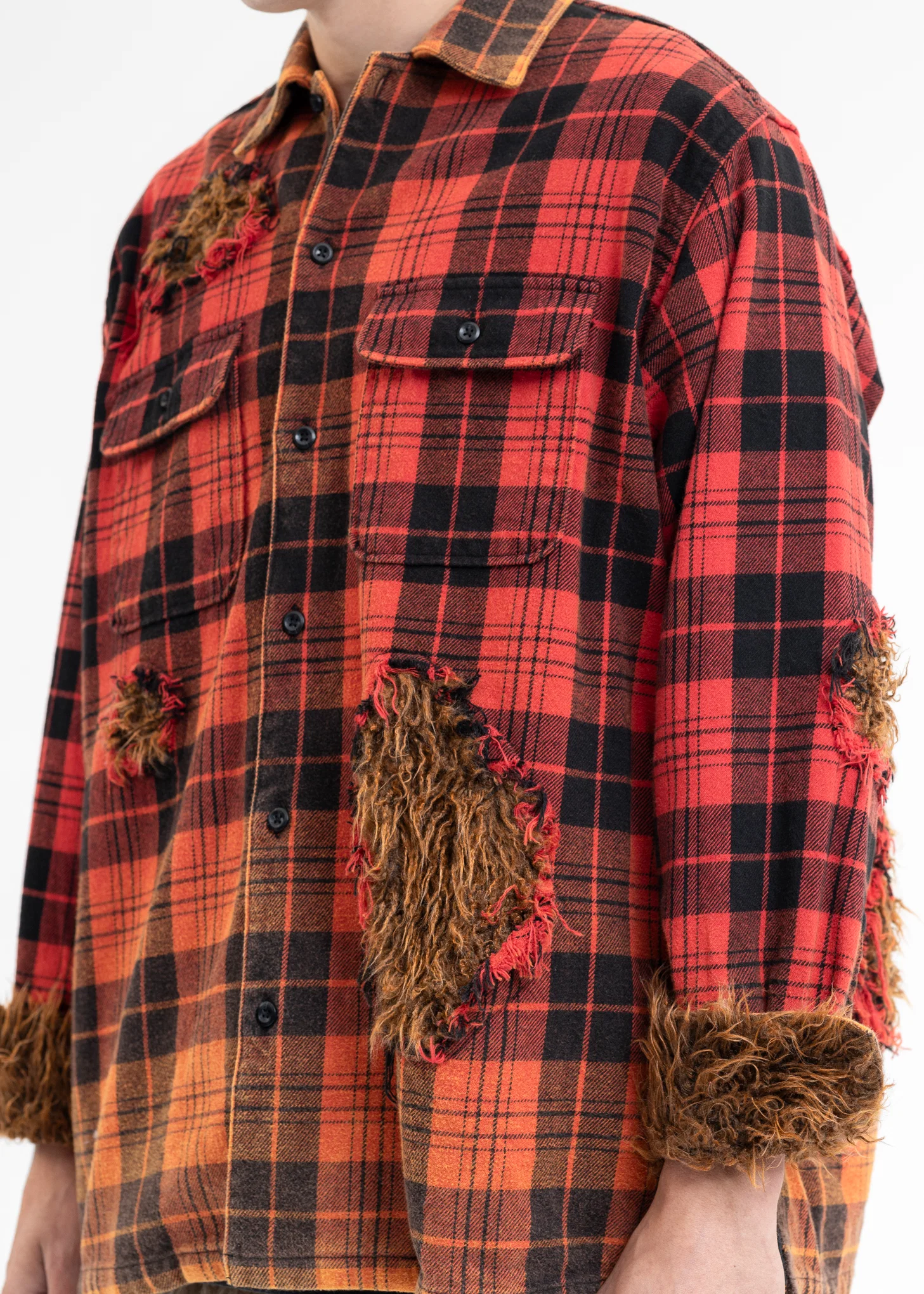 RED WEREWOLF CHECK SHIRT - Image 5