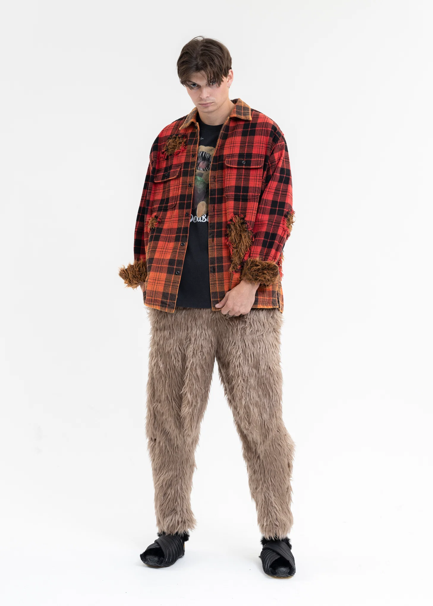 RED WEREWOLF CHECK SHIRT - Image 7