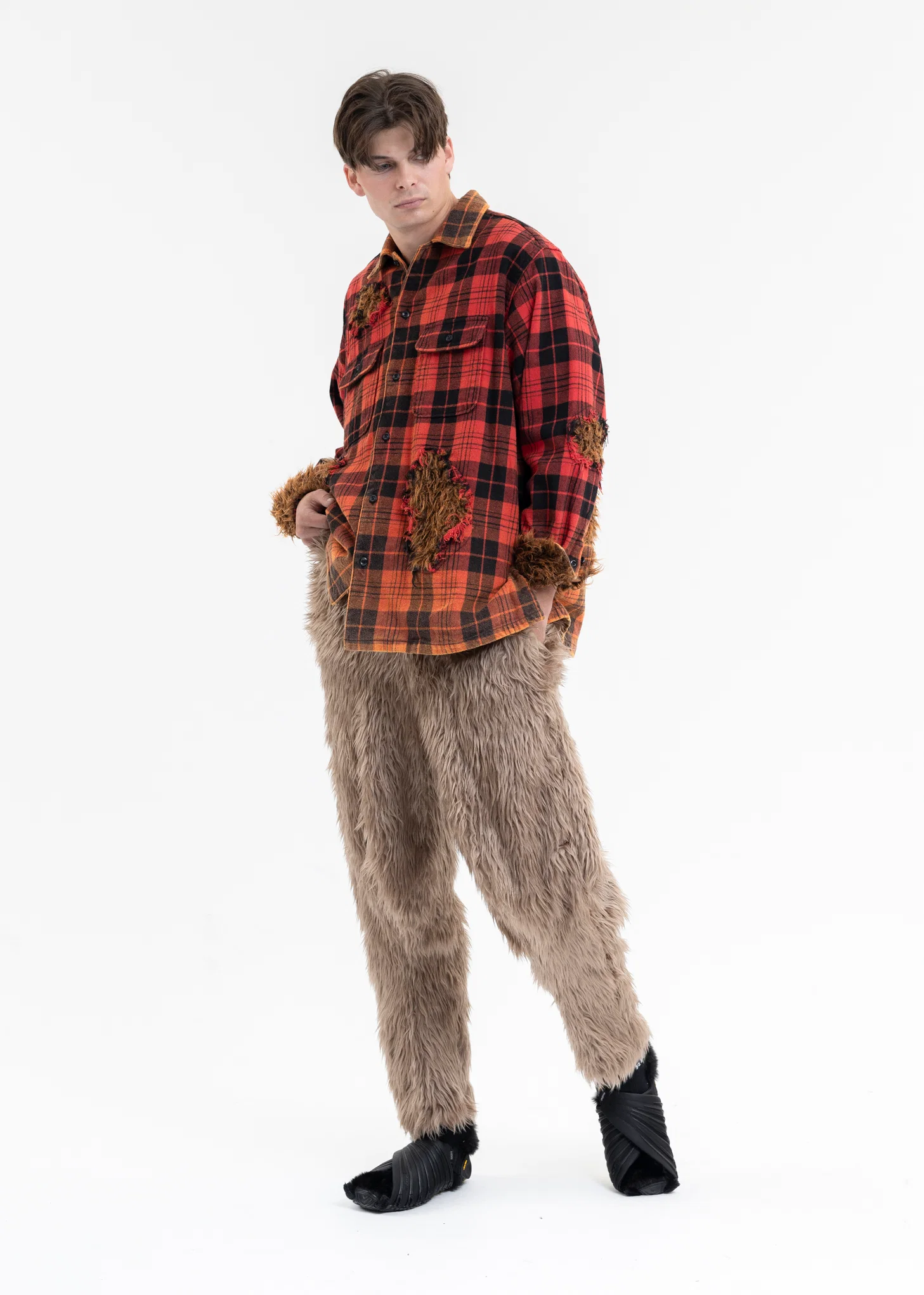 RED WEREWOLF CHECK SHIRT - Image 8