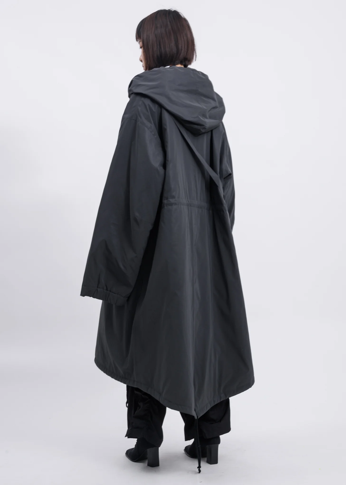 Reflective Padded Fishtail Parka w/ Detachable Bag - Image 4