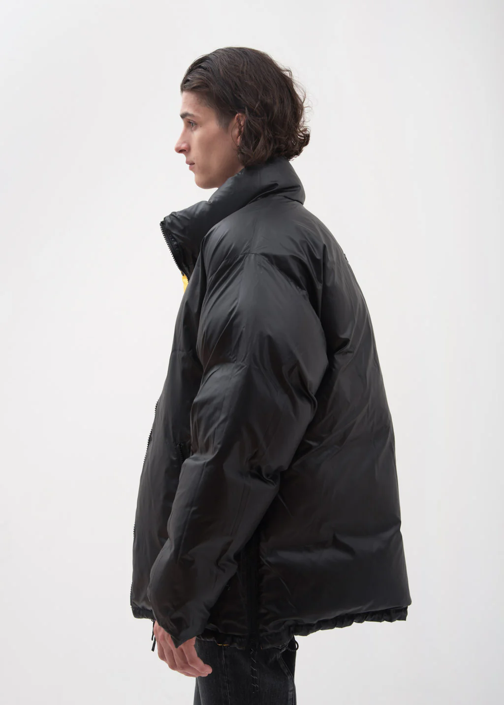 Reversible Yellow Down Jacket - Image 10