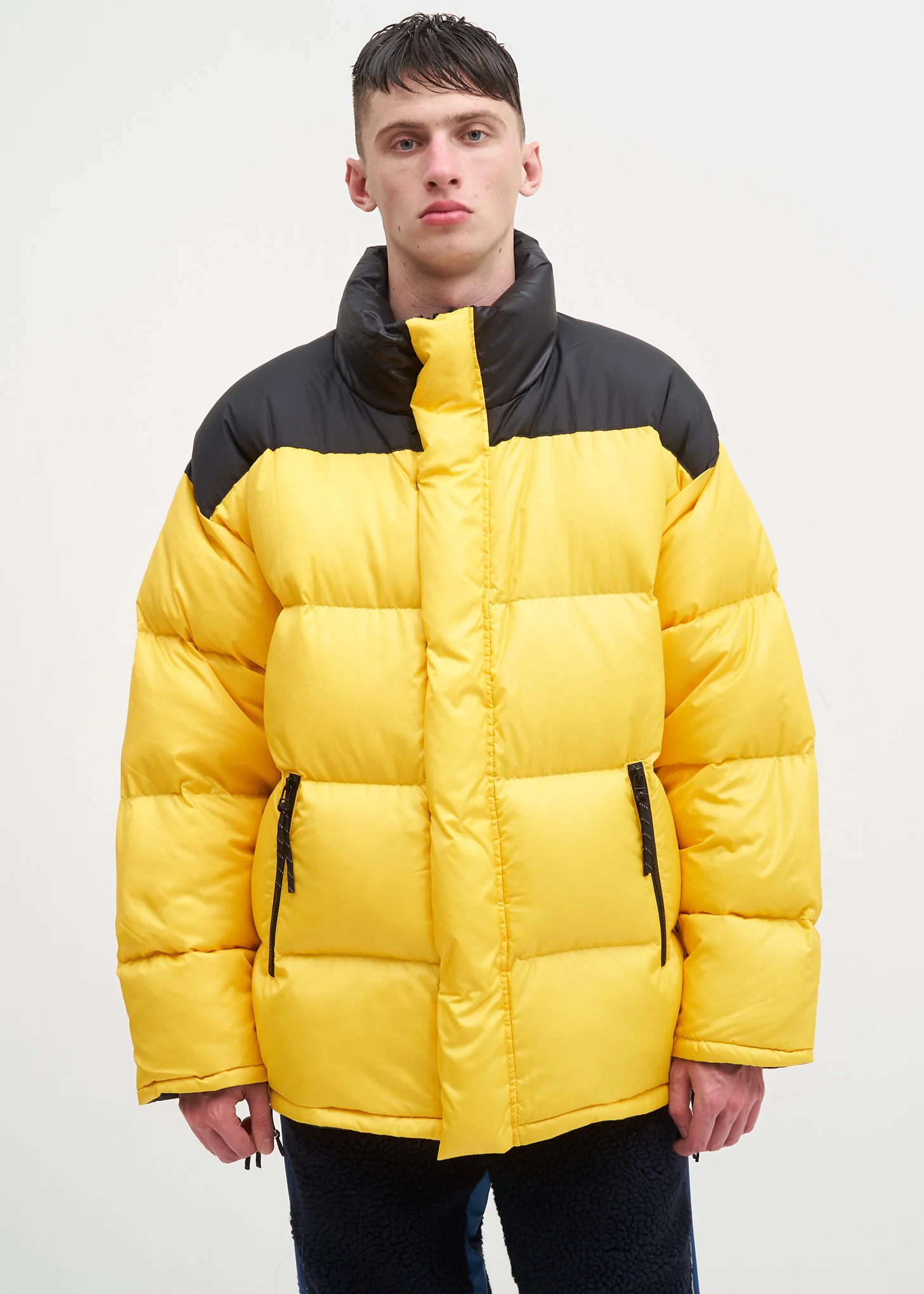 Reversible Yellow Down Jacket - Image 5