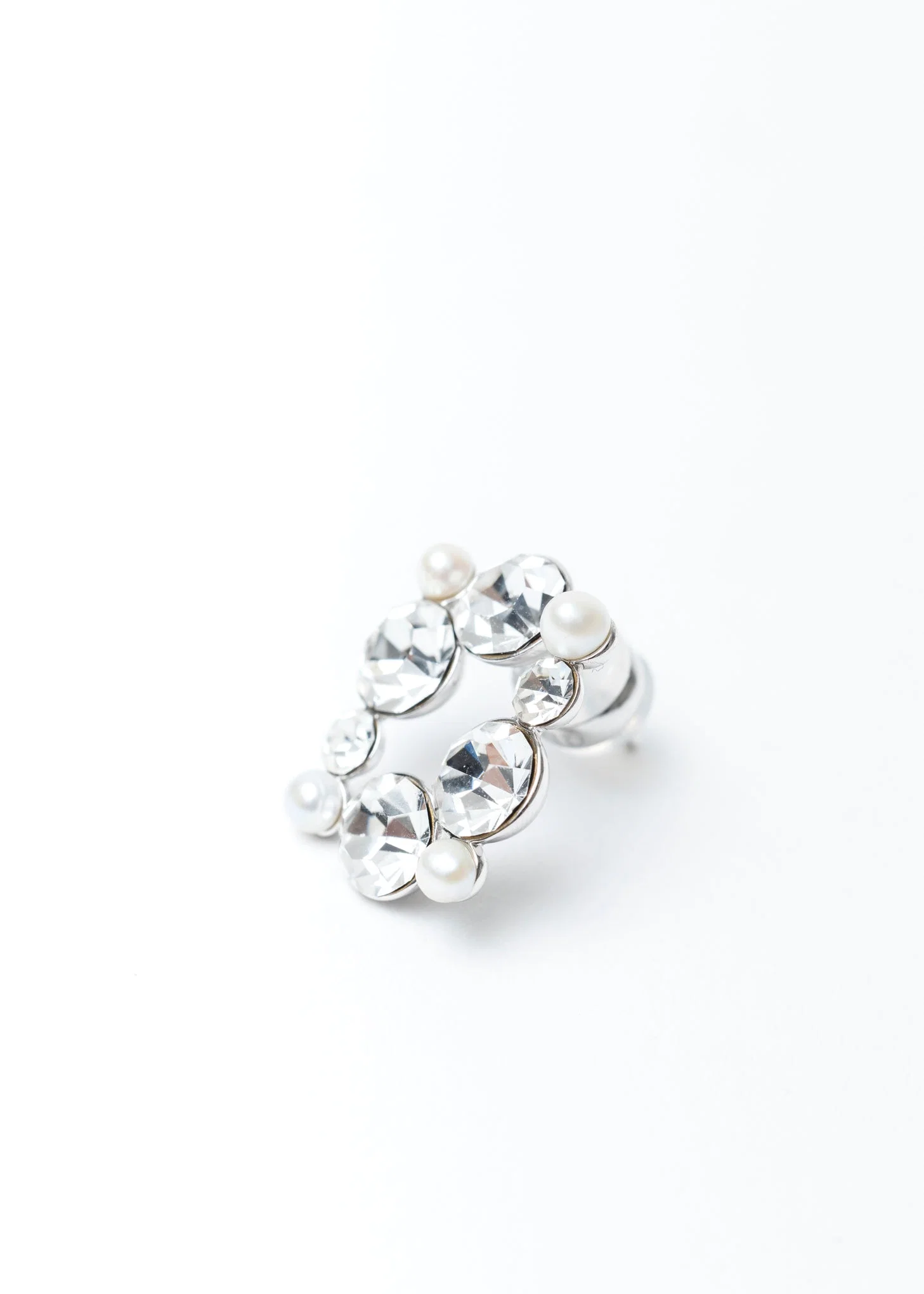 Rhinestone ART MIRROR Earring - Single - Image 5