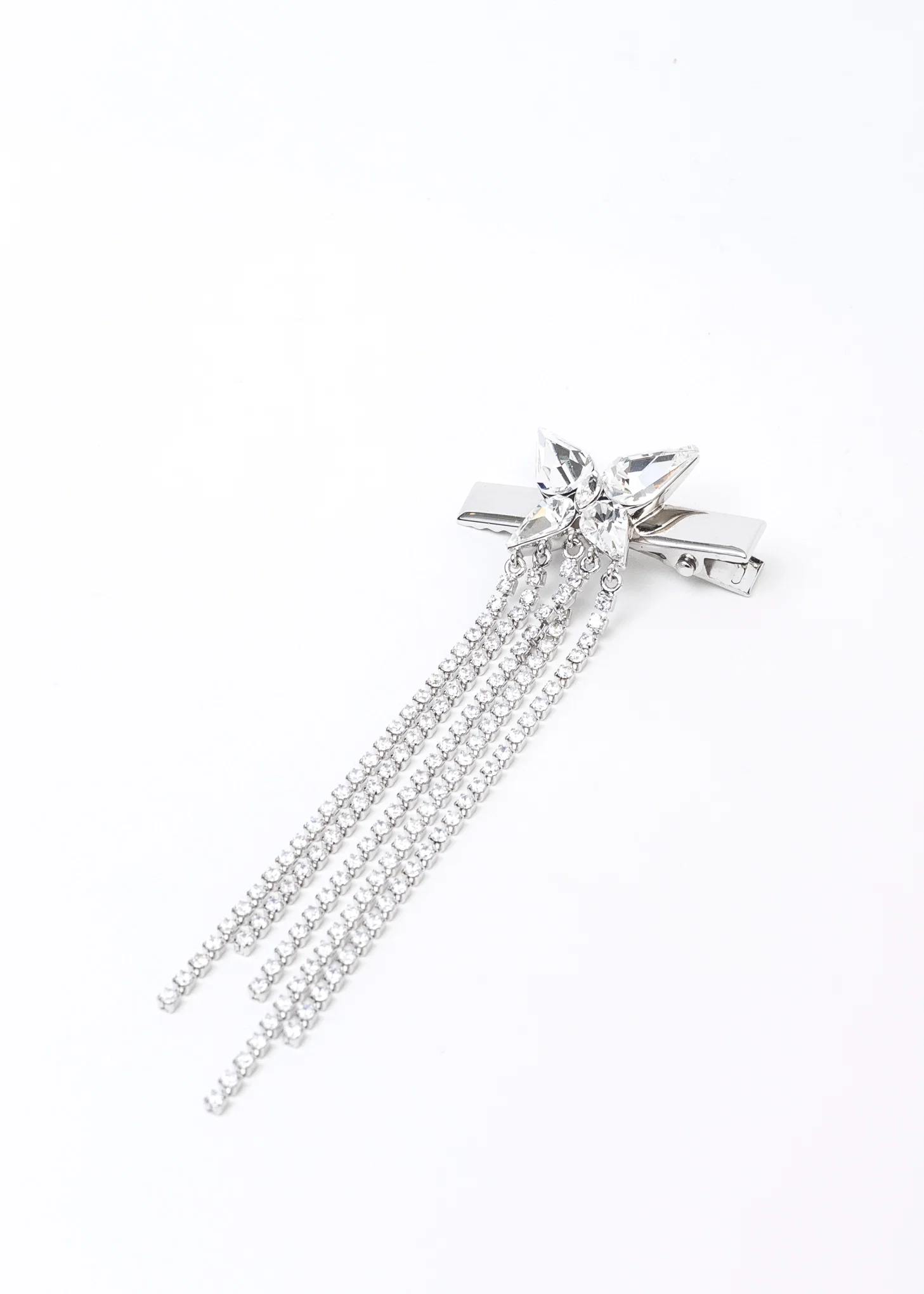 Rhinestone Butterfly And Chains Hair Pin - Image 4