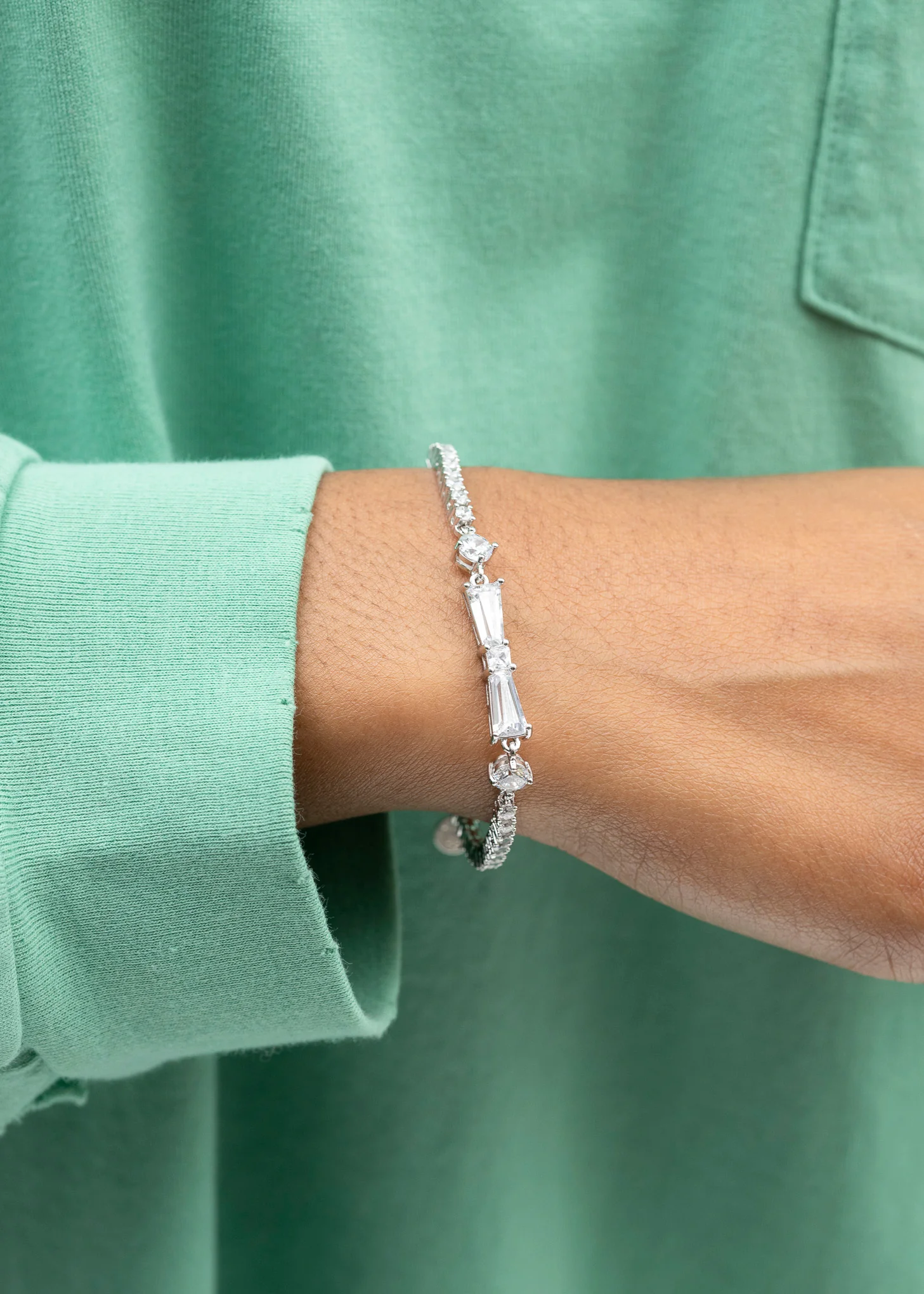 Rhinestone CANDY 0 Bracelet - Image 2