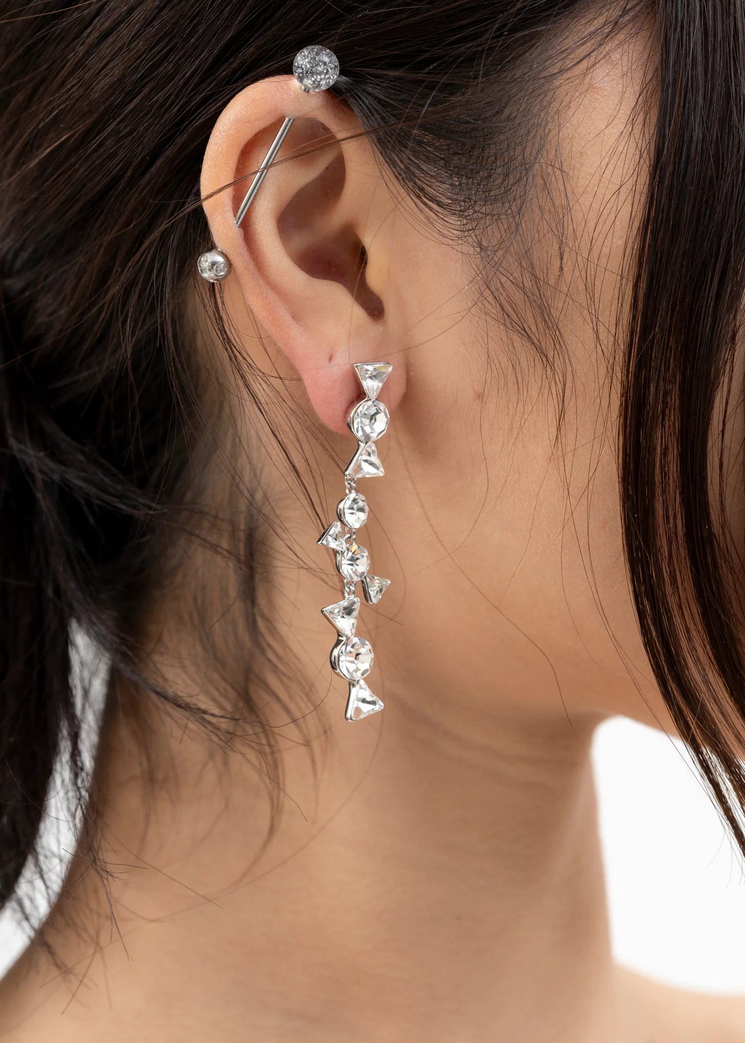 Rhinestone CANDY PARTY  Earring - Single - Image 3