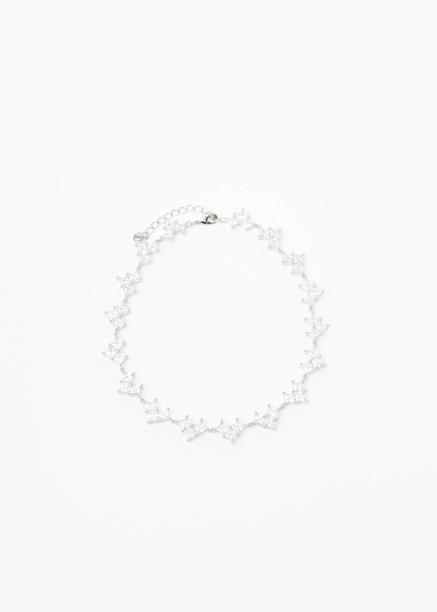 Rhinestone Hearts Necklace - Image 4
