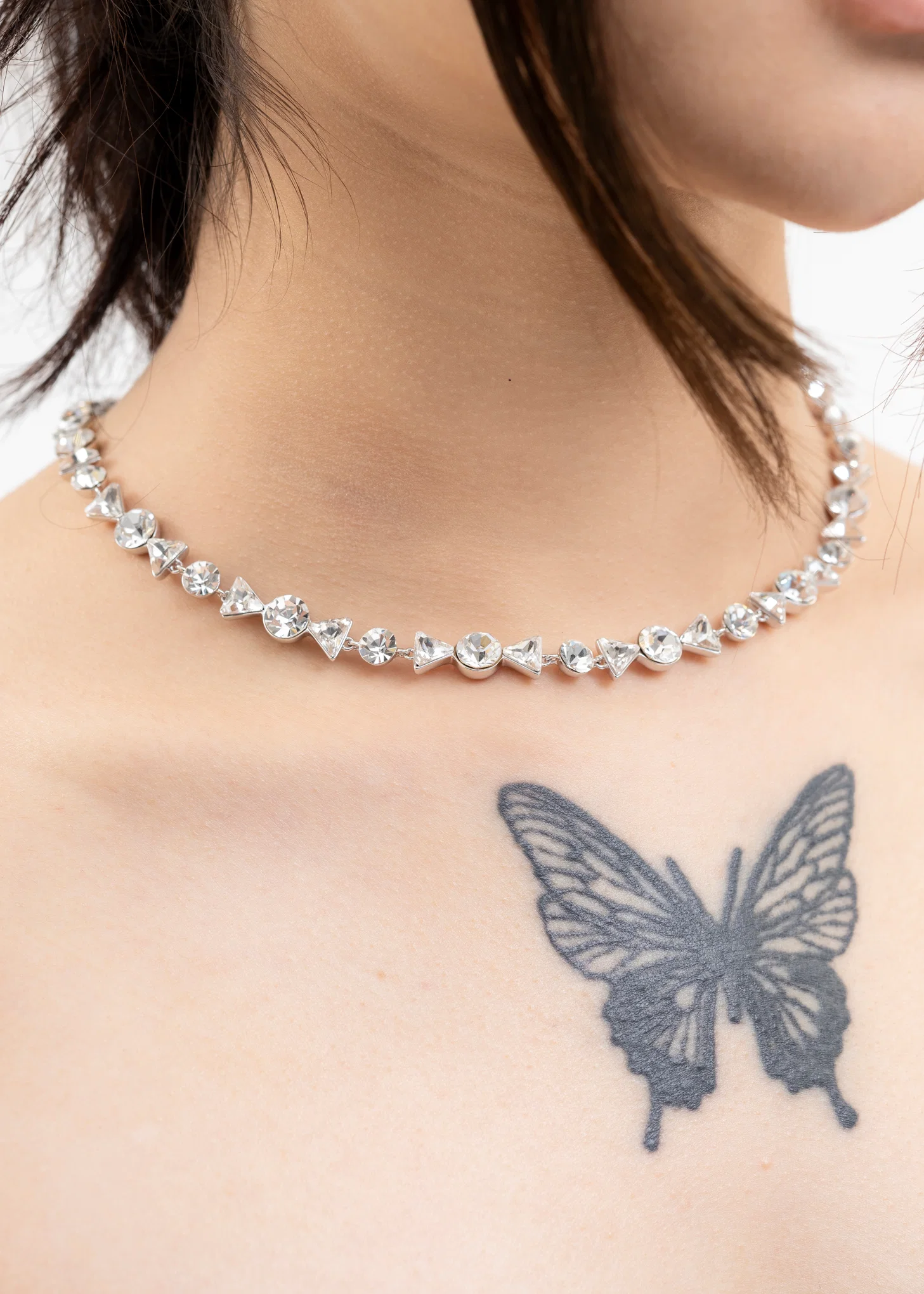 Rhinestone QIYU Candy Necklace - Image 3