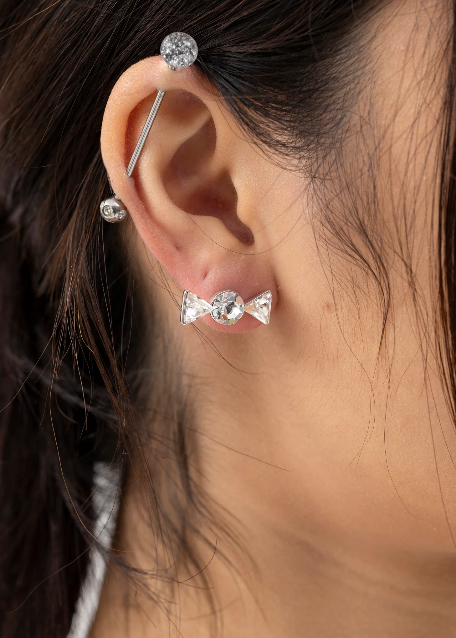 Rhinestone SINGLE CANDY Earring - Single - Image 3