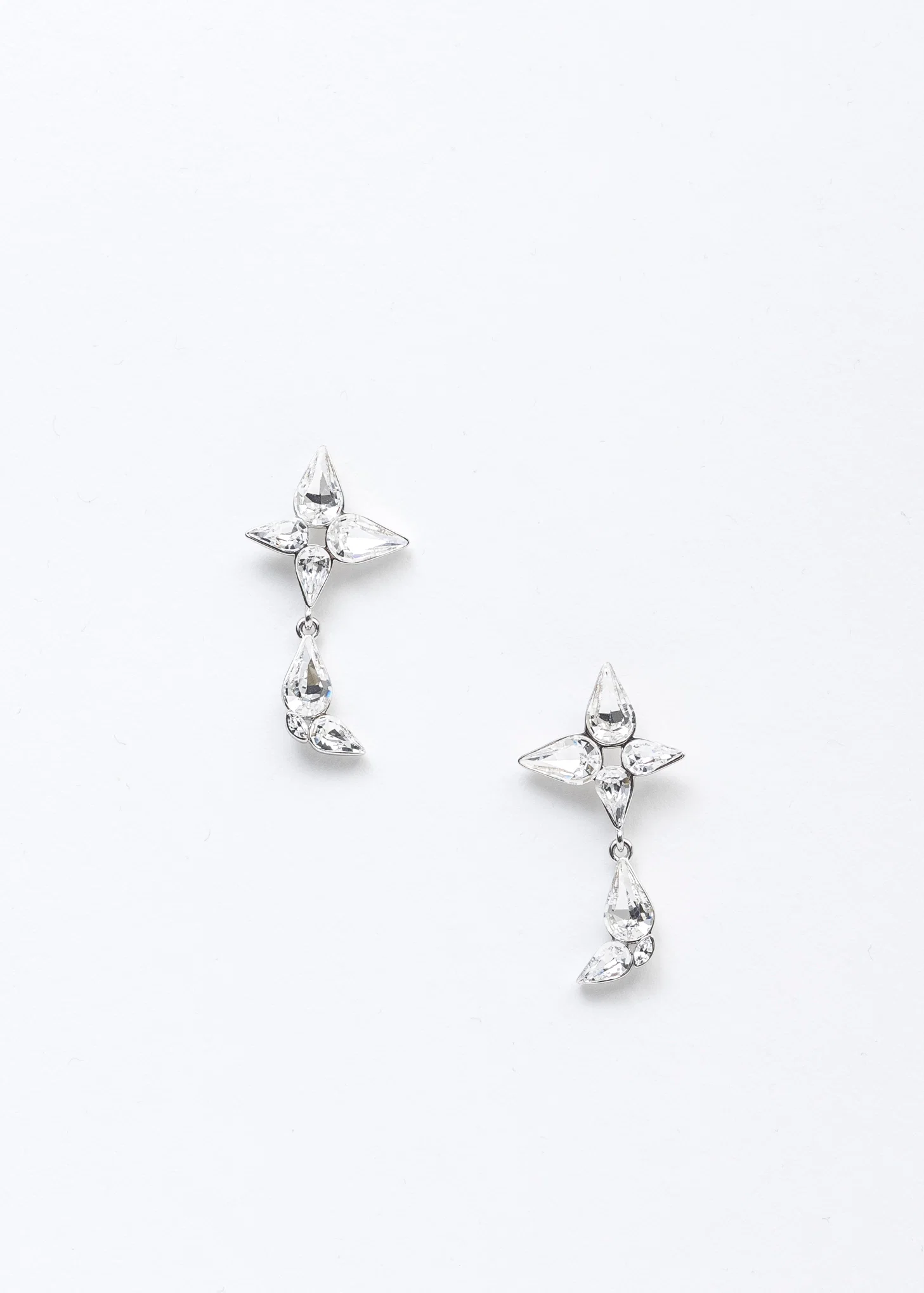 Rhinestone Wing And Butterfly Earring -Single