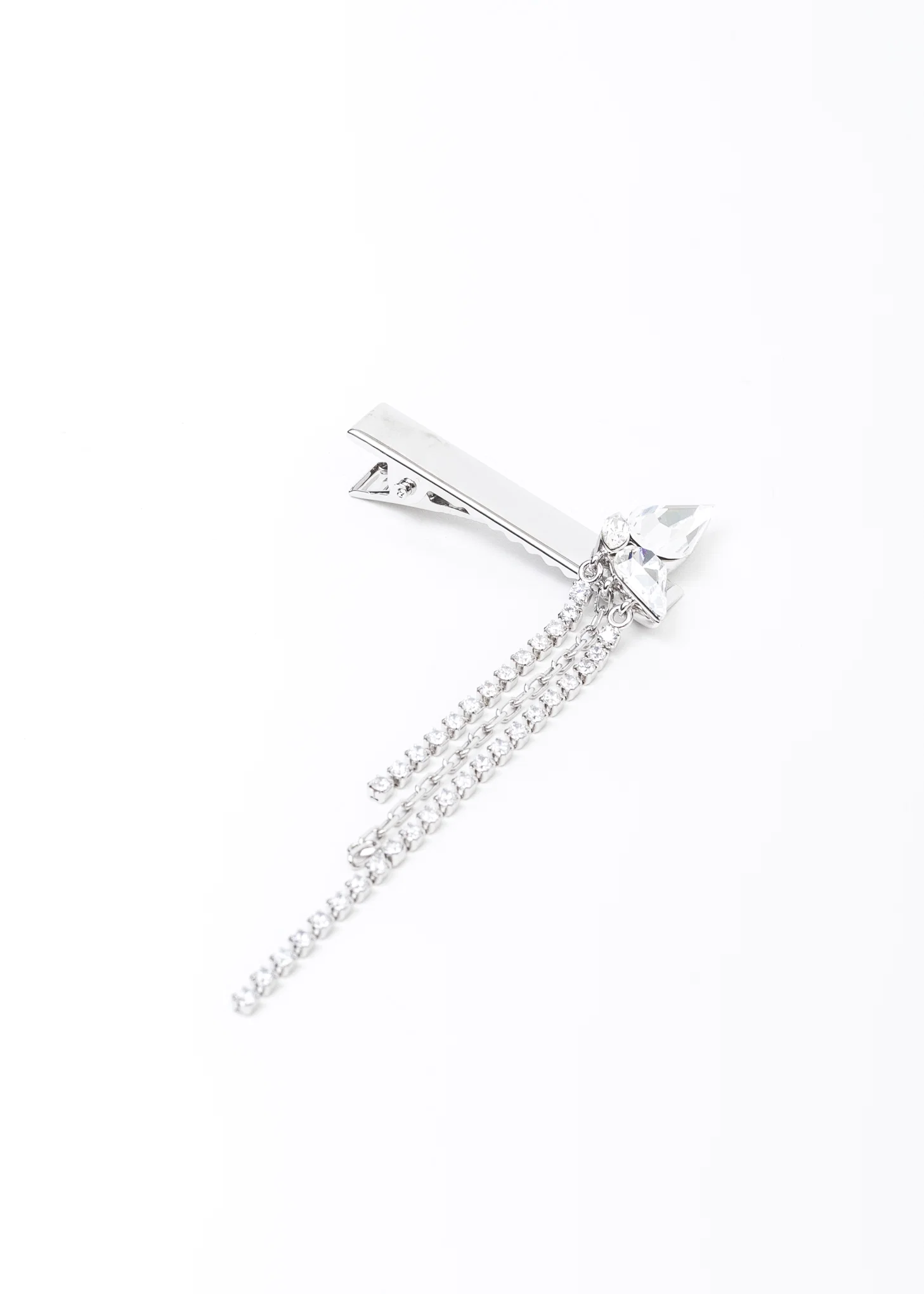Rhinestone Wing And Chains Hair Pin - Left - Image 4