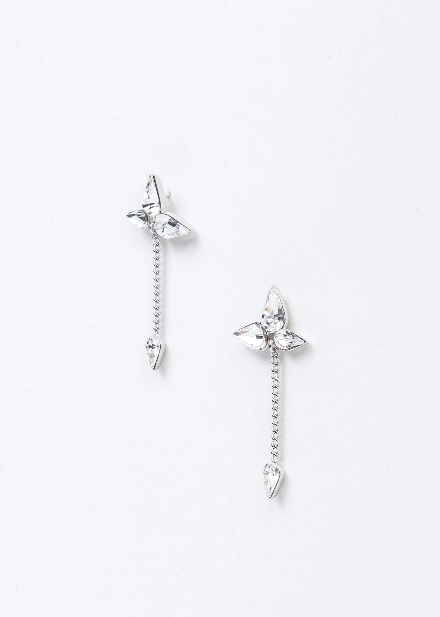 Rhinestone Wing/ Chain Earring -Single - Image 7