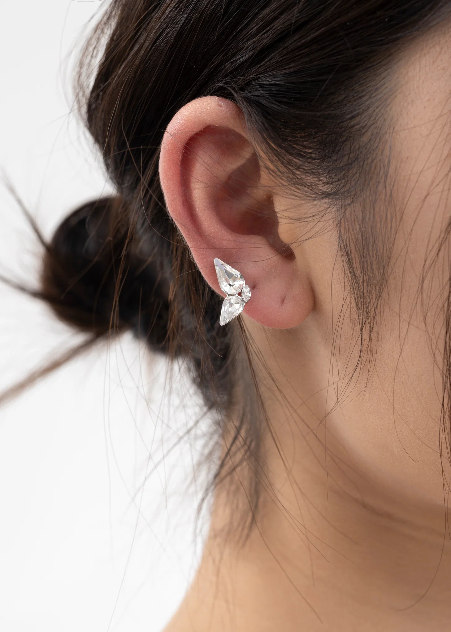 Rhinestone Wing Earring -Single - Image 2