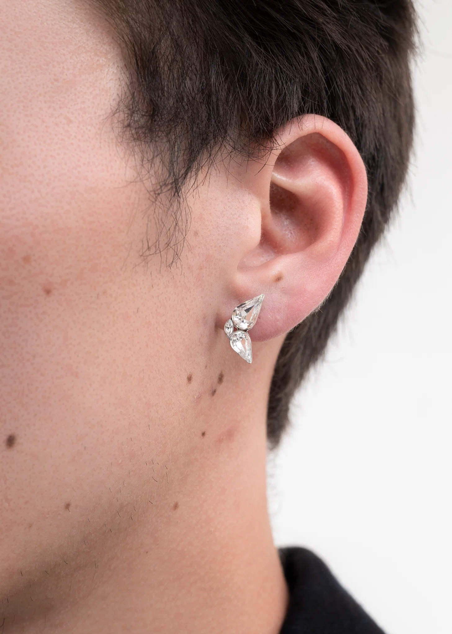 Rhinestone Wing Earring -Single - Image 5
