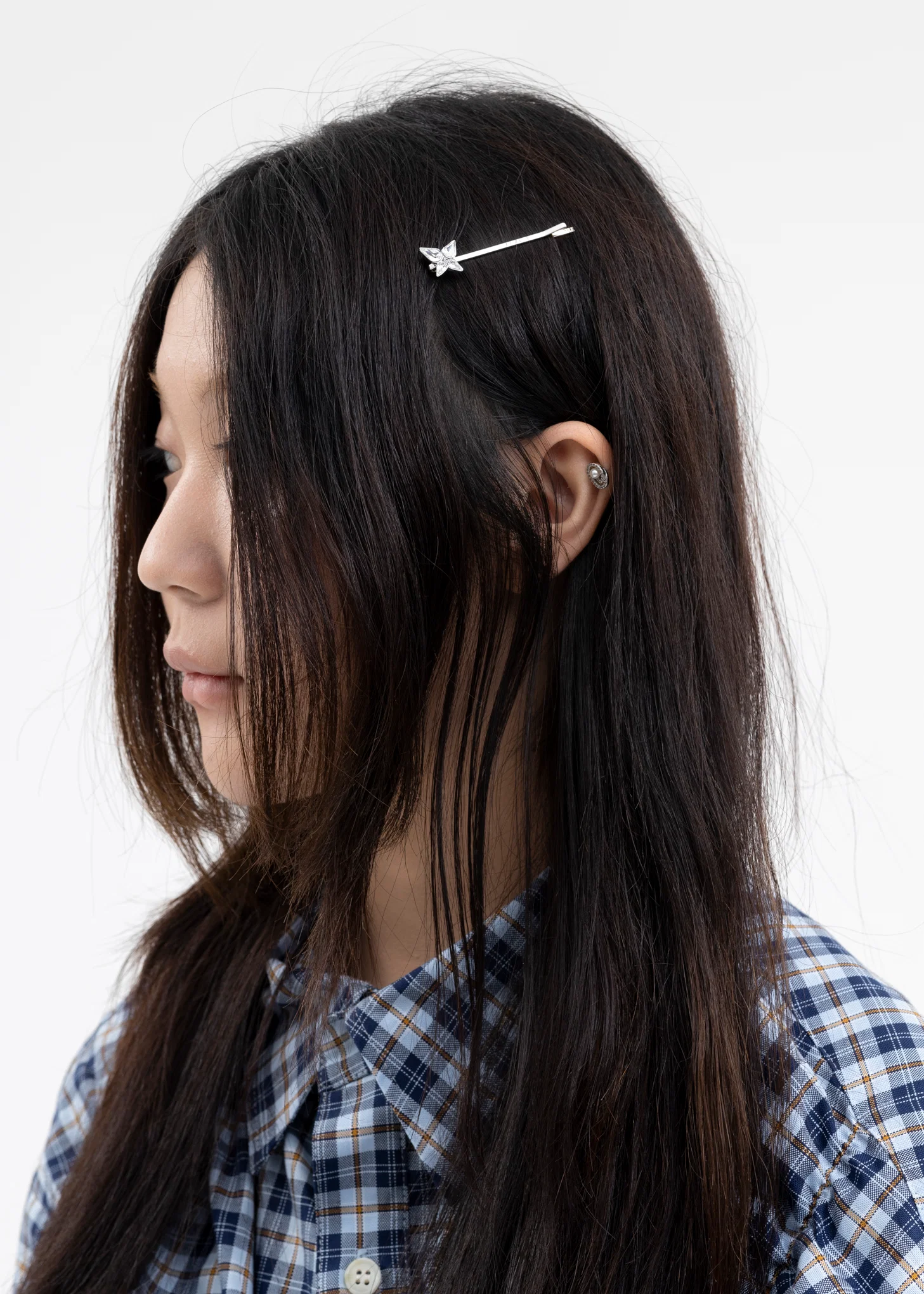 Rhinestone Wings Hair Pin - Image 3