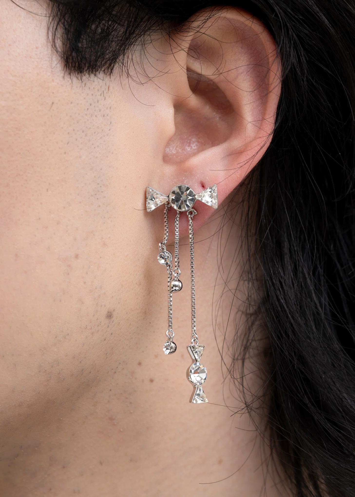 Rhinestone XINDONG FENGLING Earring - Single - Image 3
