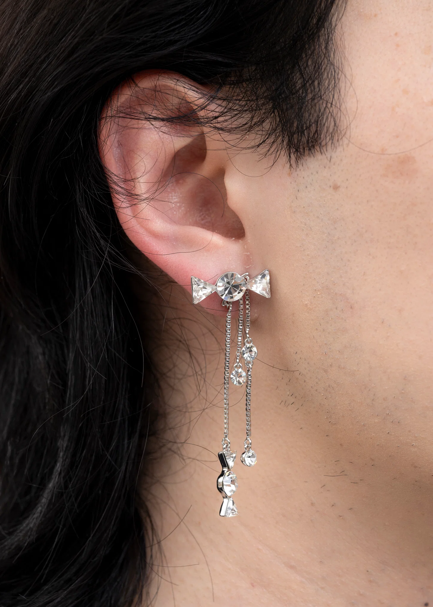 Rhinestone XINDONG FENGLING Earring - Single - Image 5