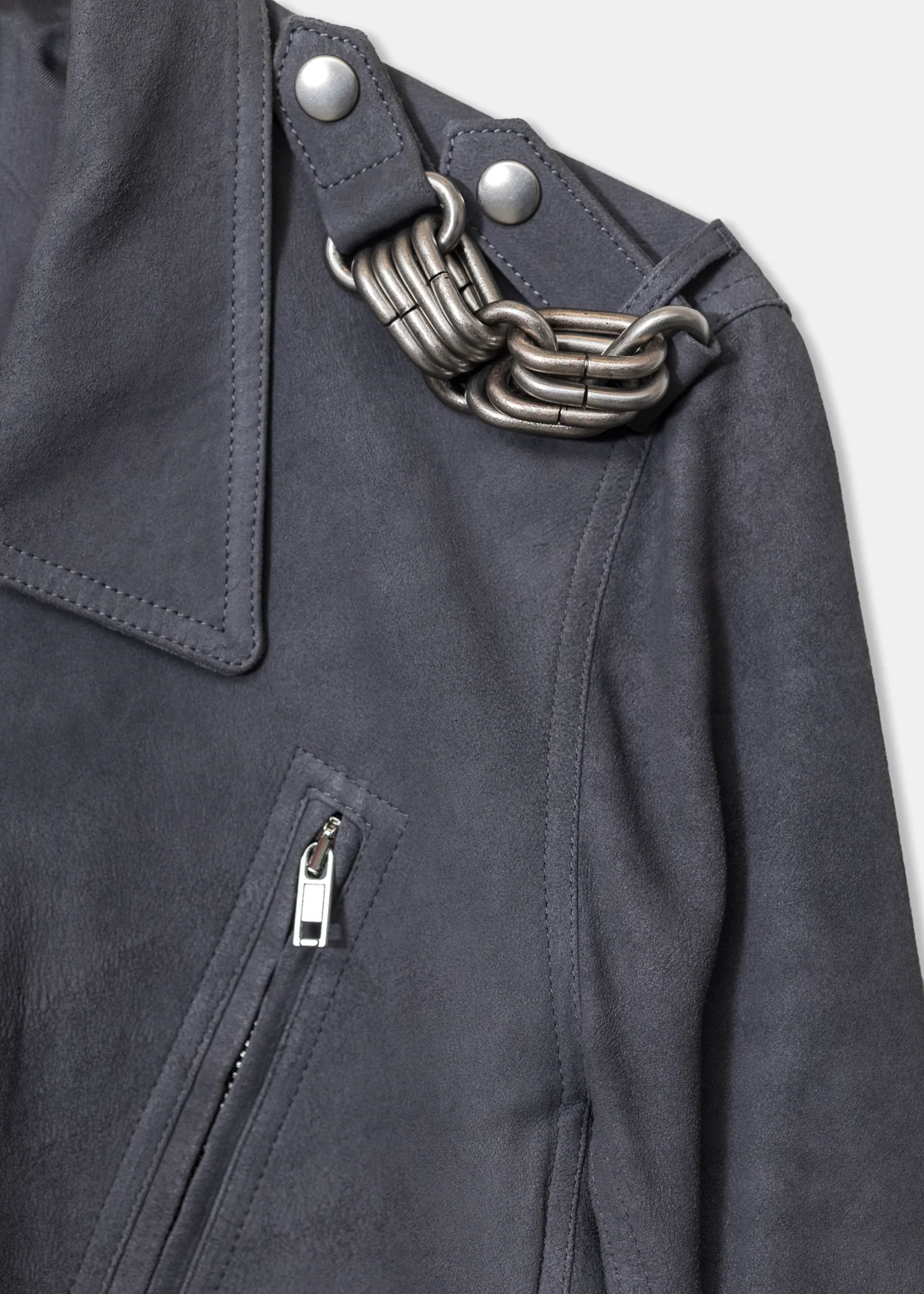 RICK OWENS LAMB LEATHER JACKET - Image 4