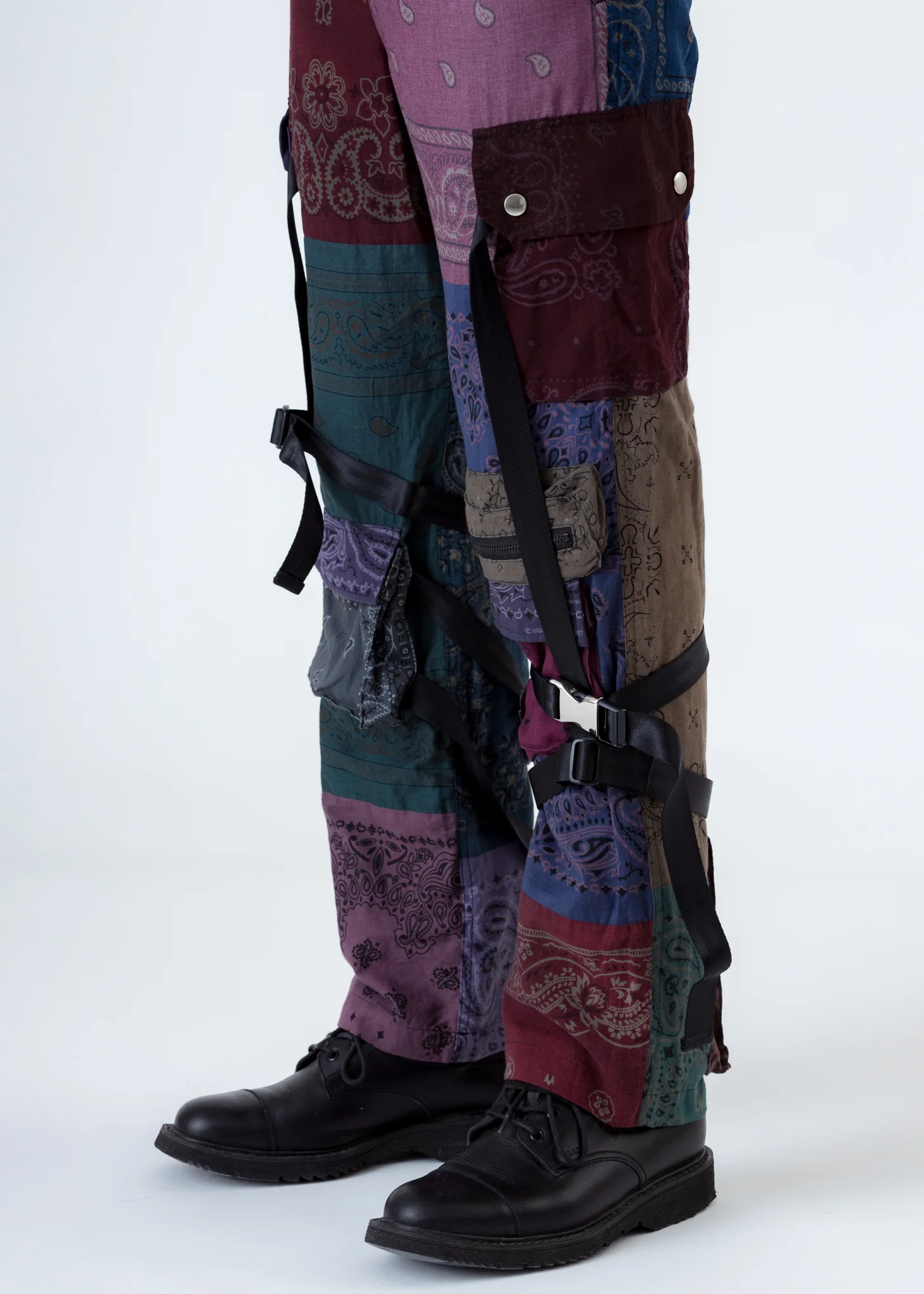 ROGIC Mix Bandana Patch Work Pants - Image 5