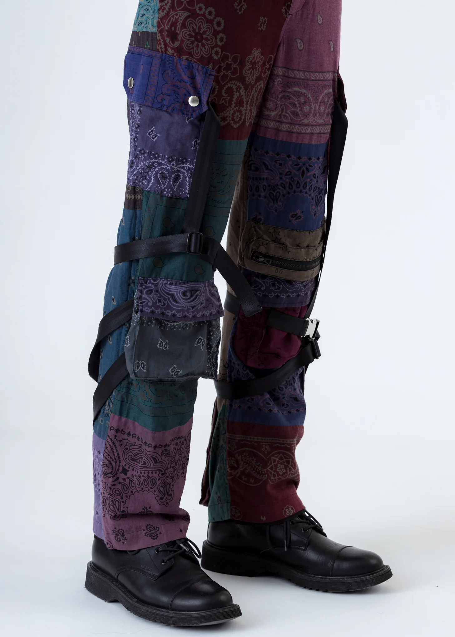 ROGIC Mix Bandana Patch Work Pants - Image 6