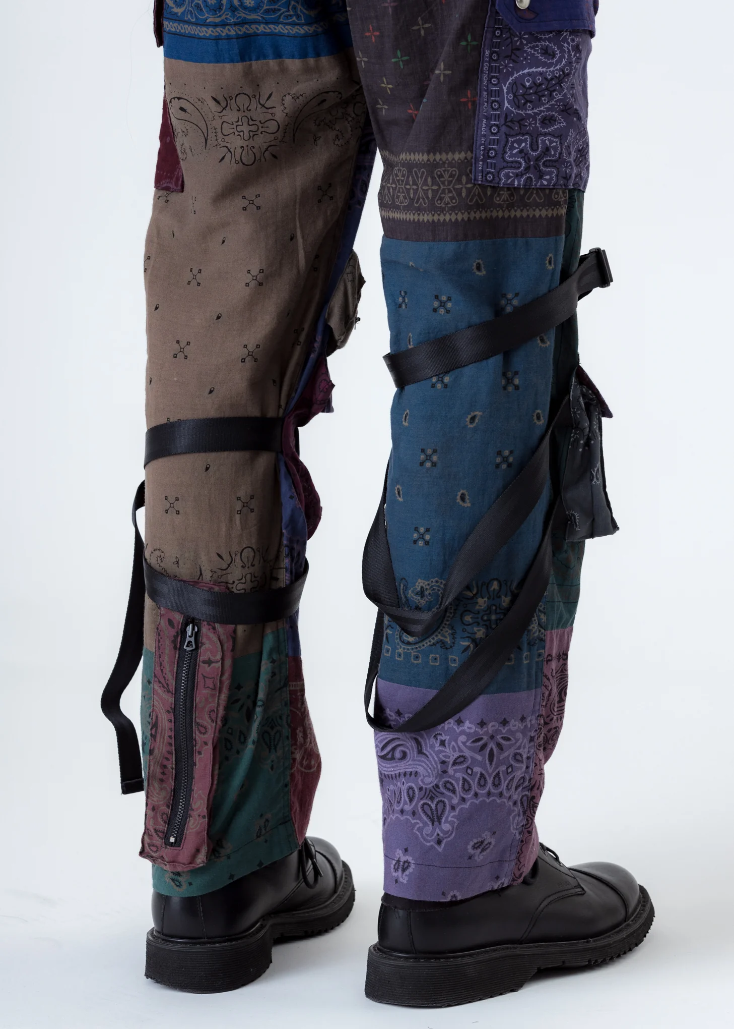 ROGIC Mix Bandana Patch Work Pants - Image 8