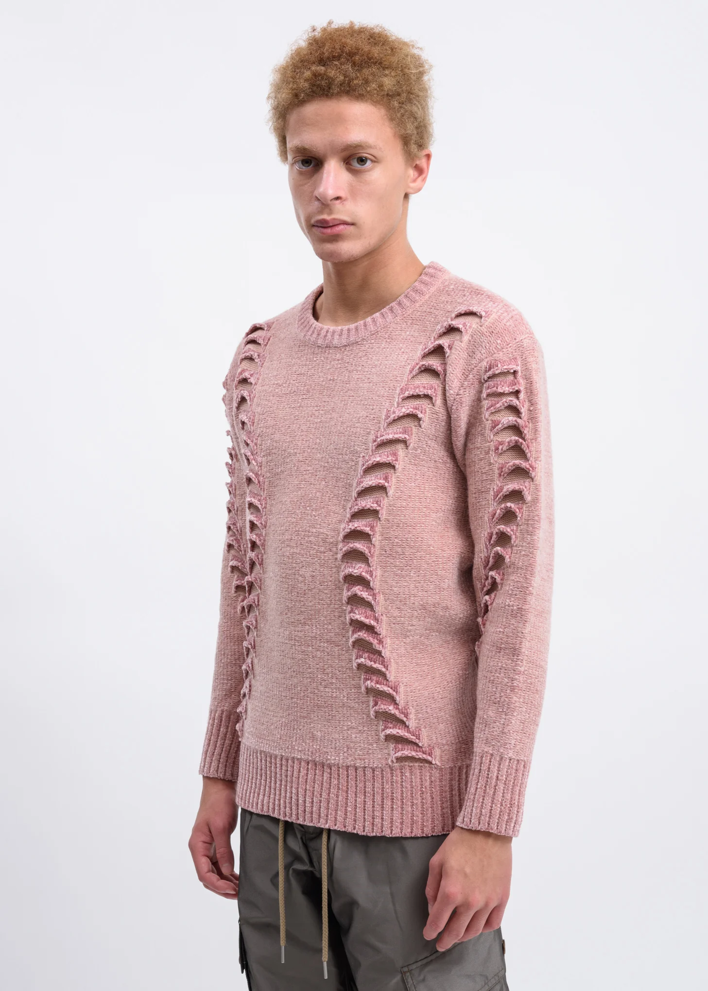 Rose Chennille 3D Embroidered Sweater
