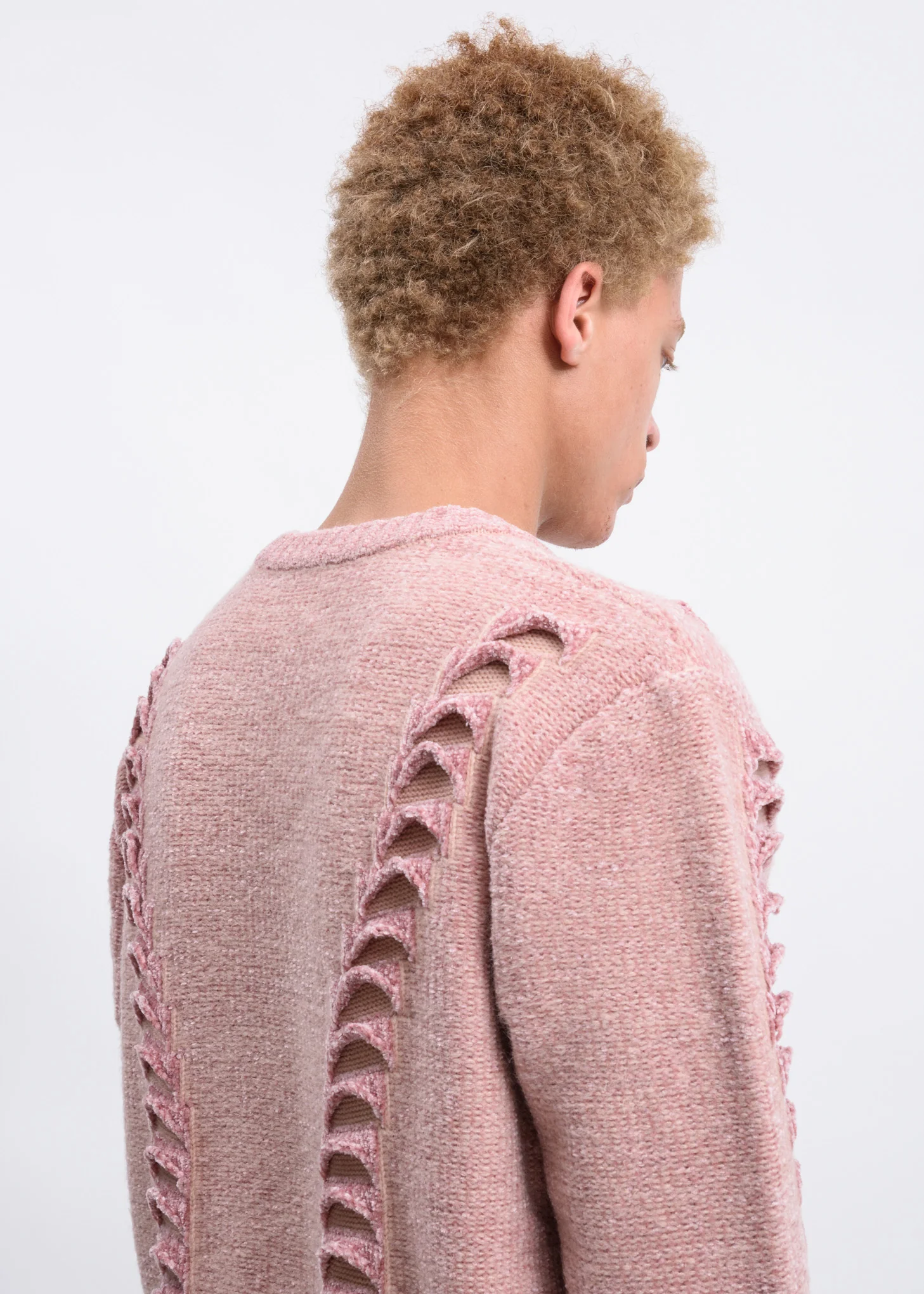 Rose Chennille 3D Embroidered Sweater - Image 2
