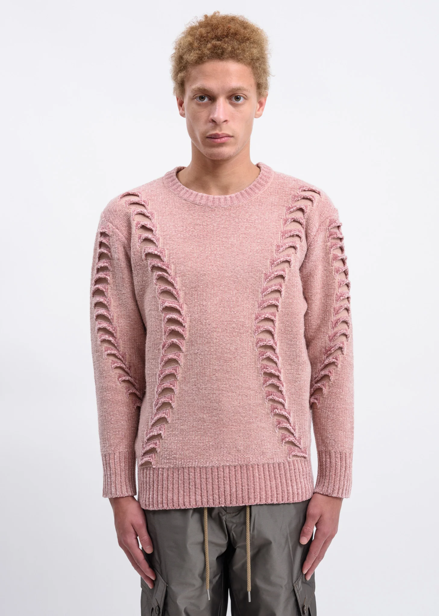 Rose Chennille 3D Embroidered Sweater - Image 5