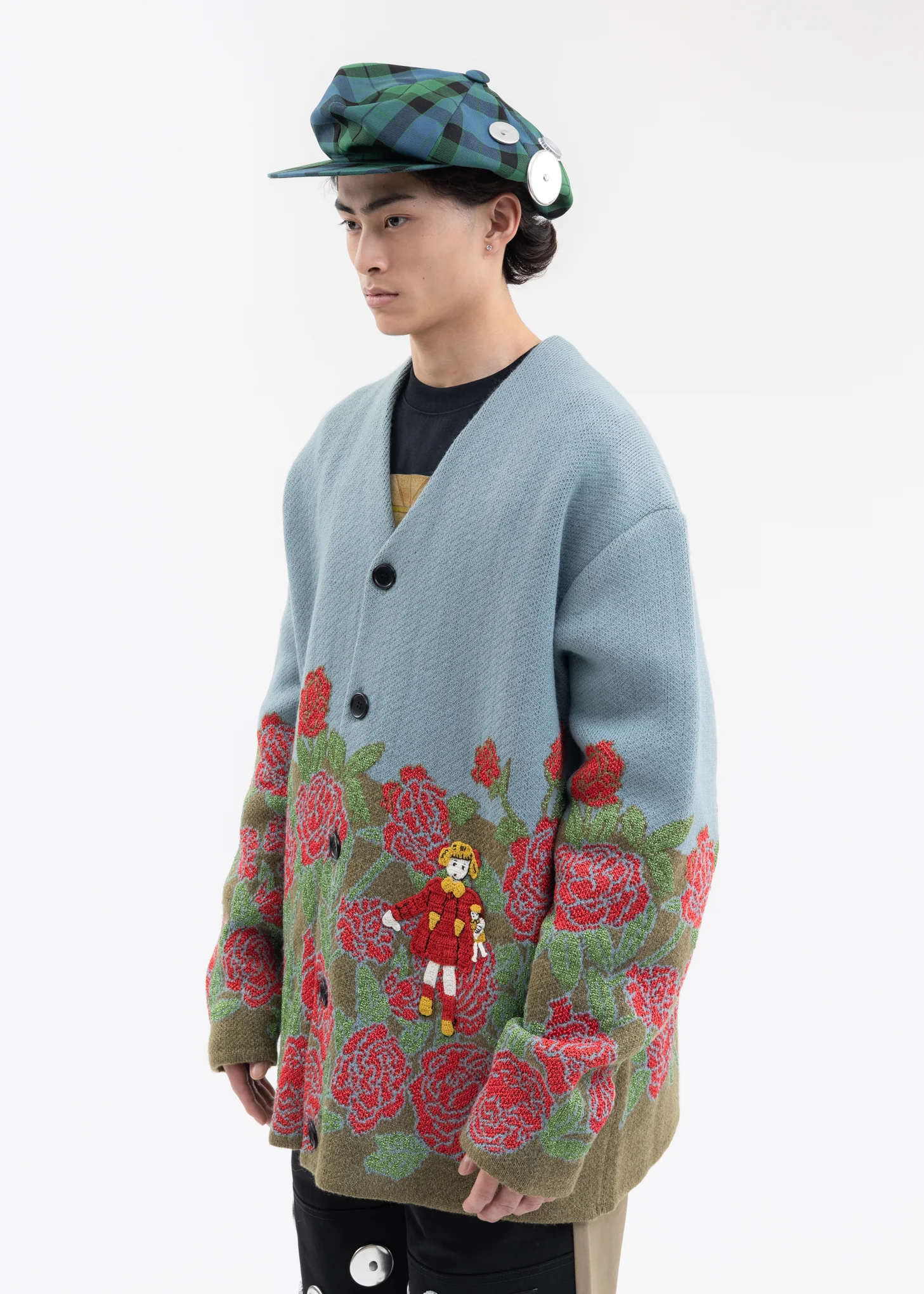 Rose Garden Knit Cardigan - KIDILL × rurumu: Collaboration - Image 3