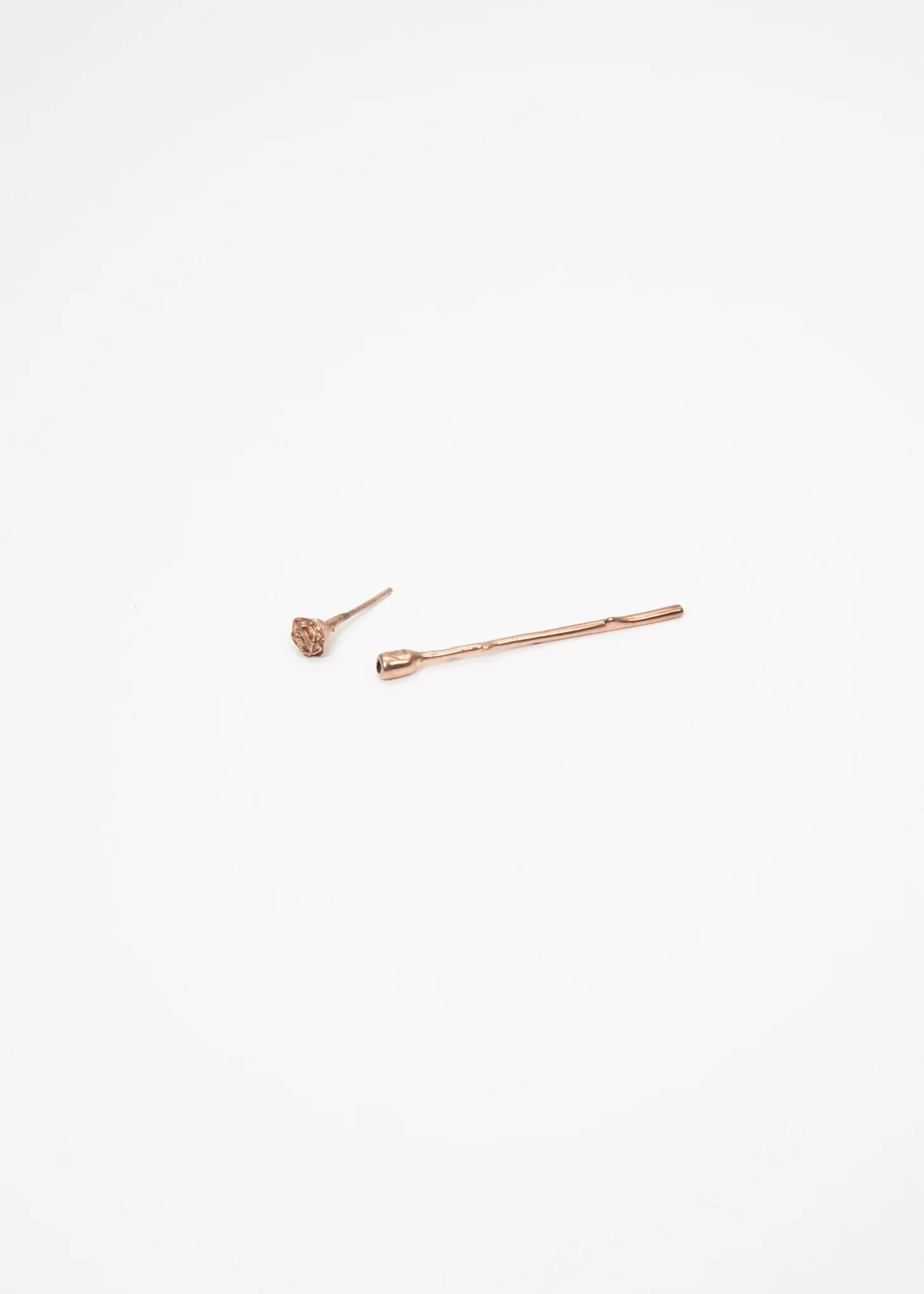 Rose Gold Rosetta Earring - Image 3