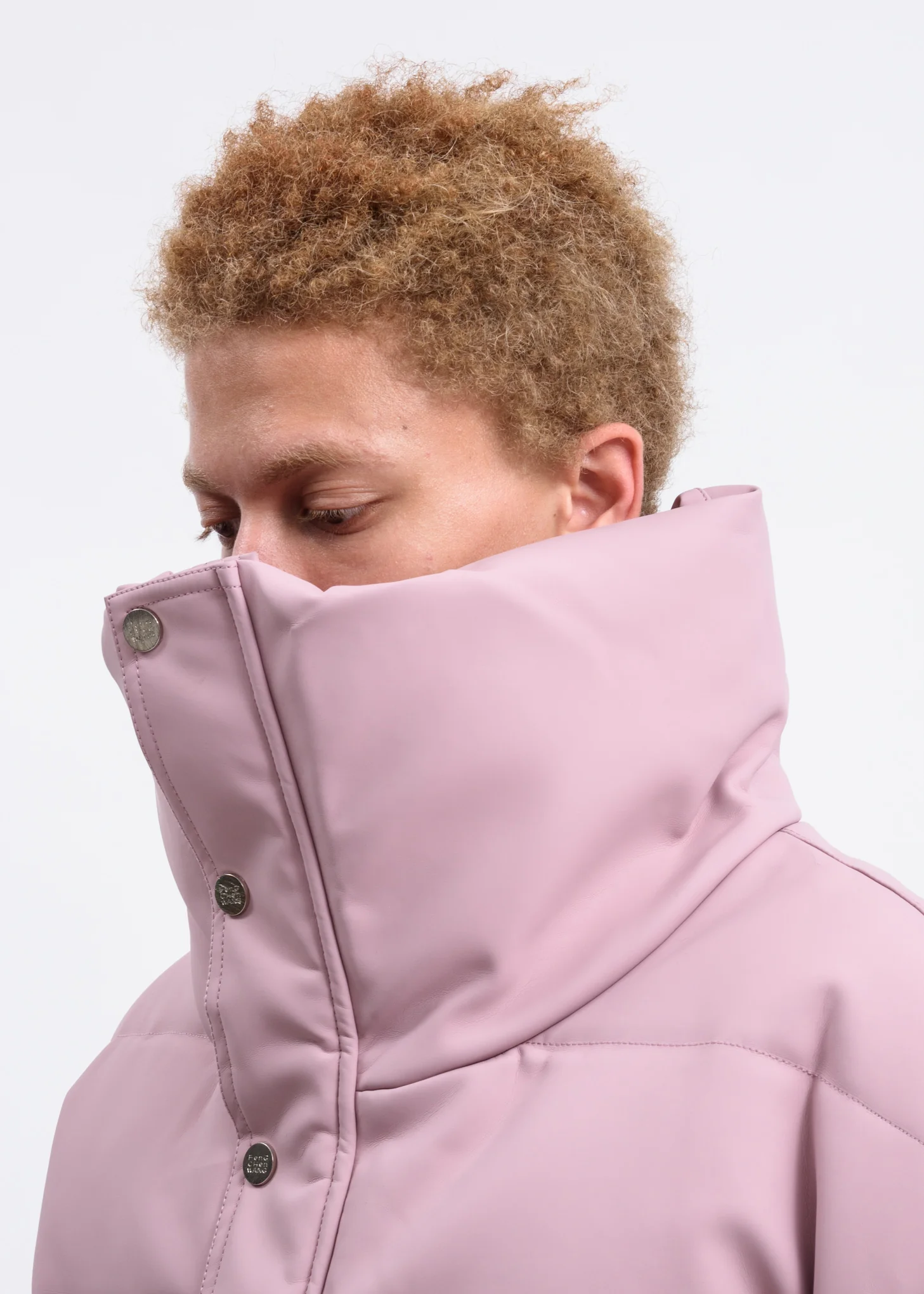 Rose High Neck Puffer Jacket - Image 2