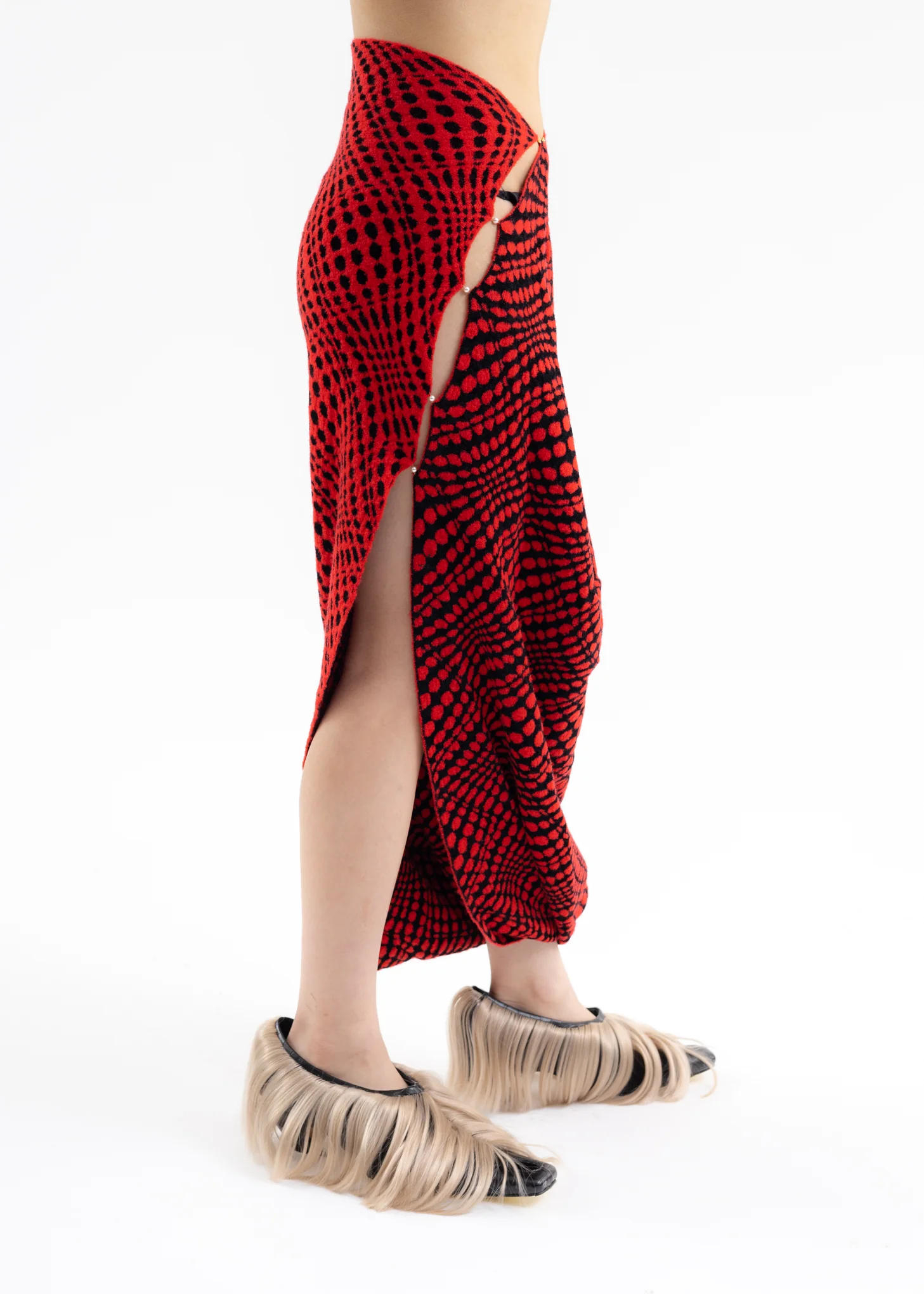 RUBY & ONYX JACQUARD KNIT SKIRT - Image 2