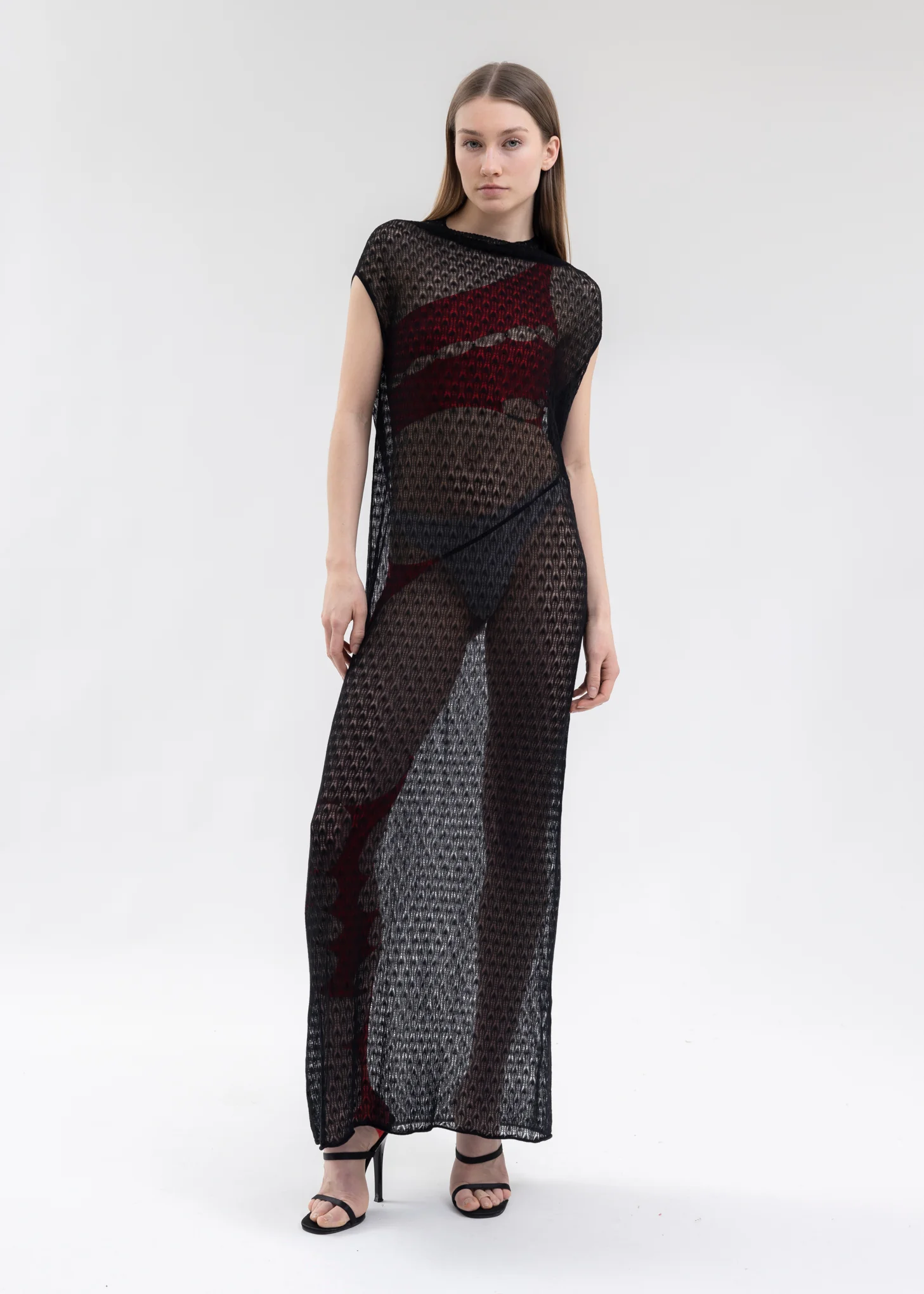 RUBY SINGLE CUT-OUT LEG STOCKING - Image 6