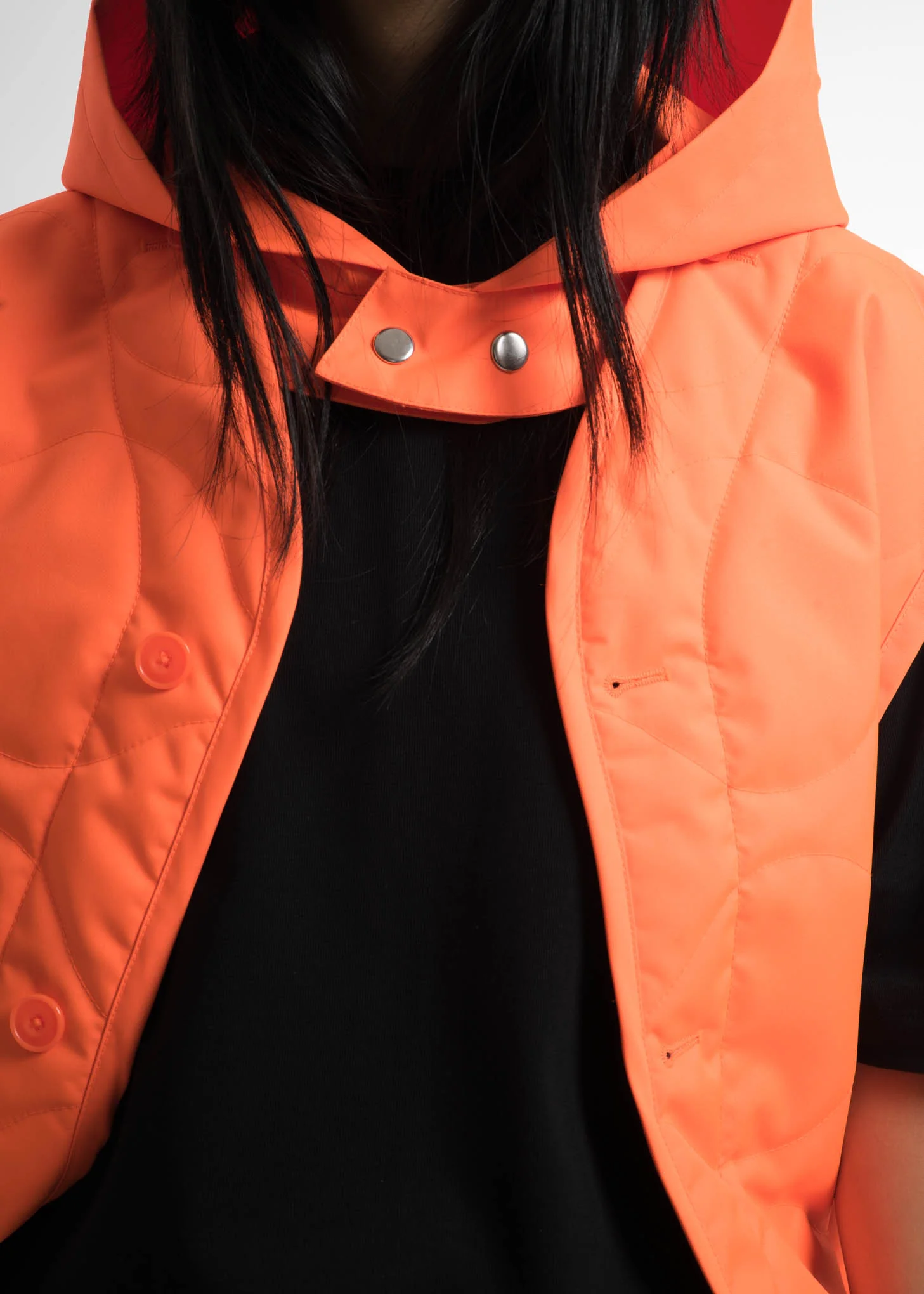Safety Orange Quilted Vest - Image 6