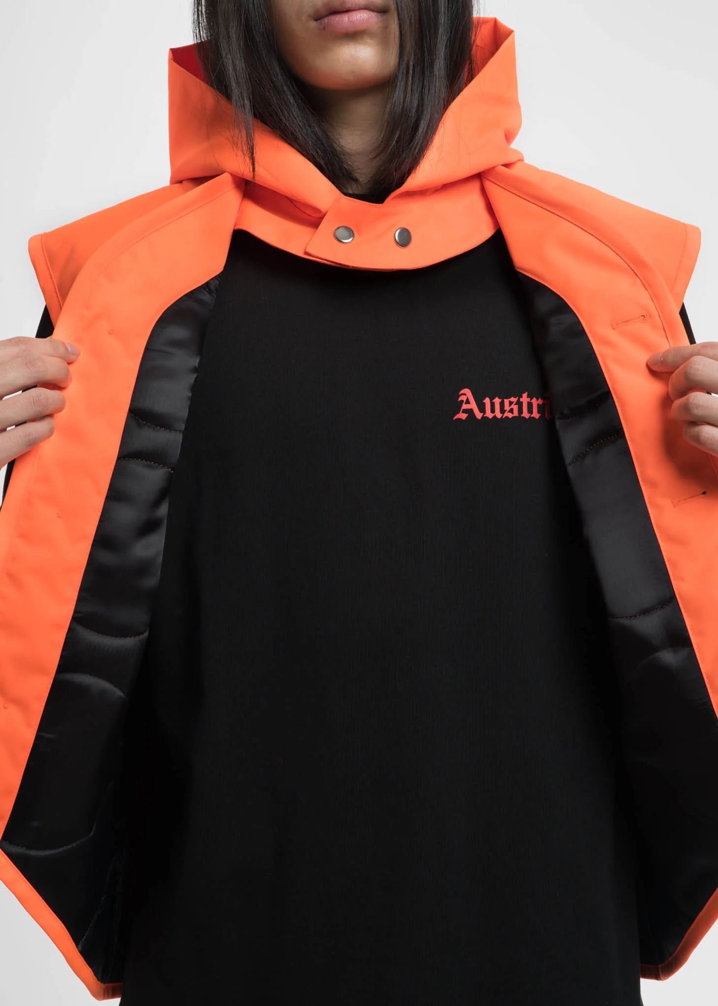 Safety Orange Quilted Vest - Image 5