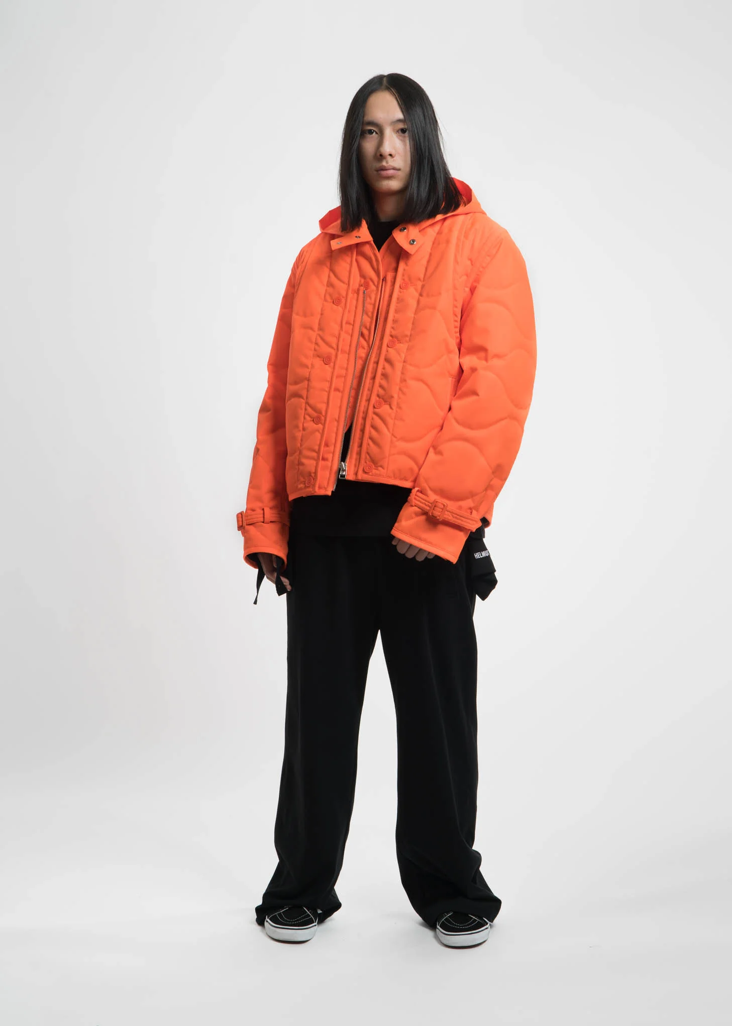 Safety Orange Quilted Vest - Image 6